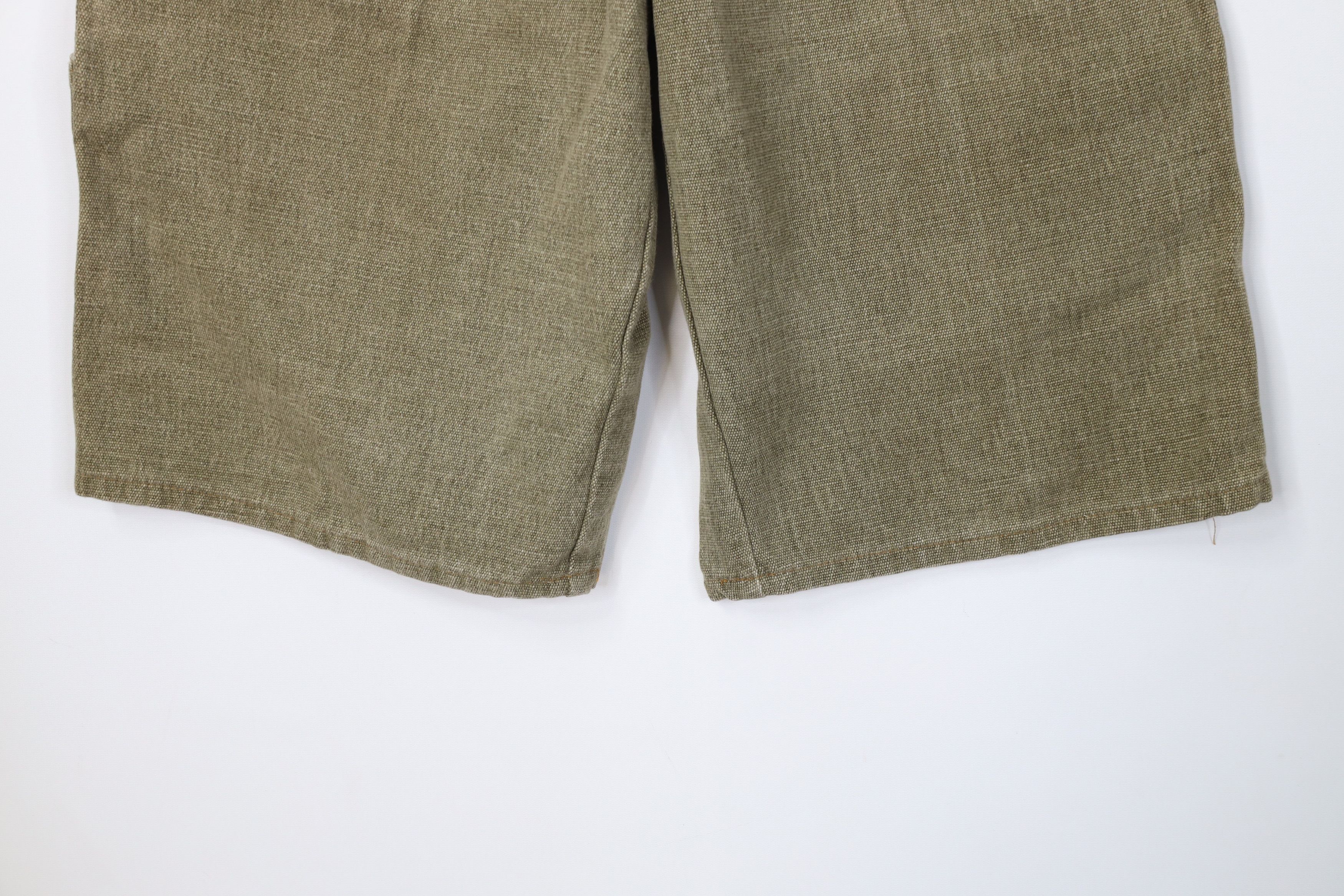 Vintage Vintage 90s Streetwear Heavyweight Relaxed Dungaree Shorts Size US 32 / EU 48 - 4 Thumbnail