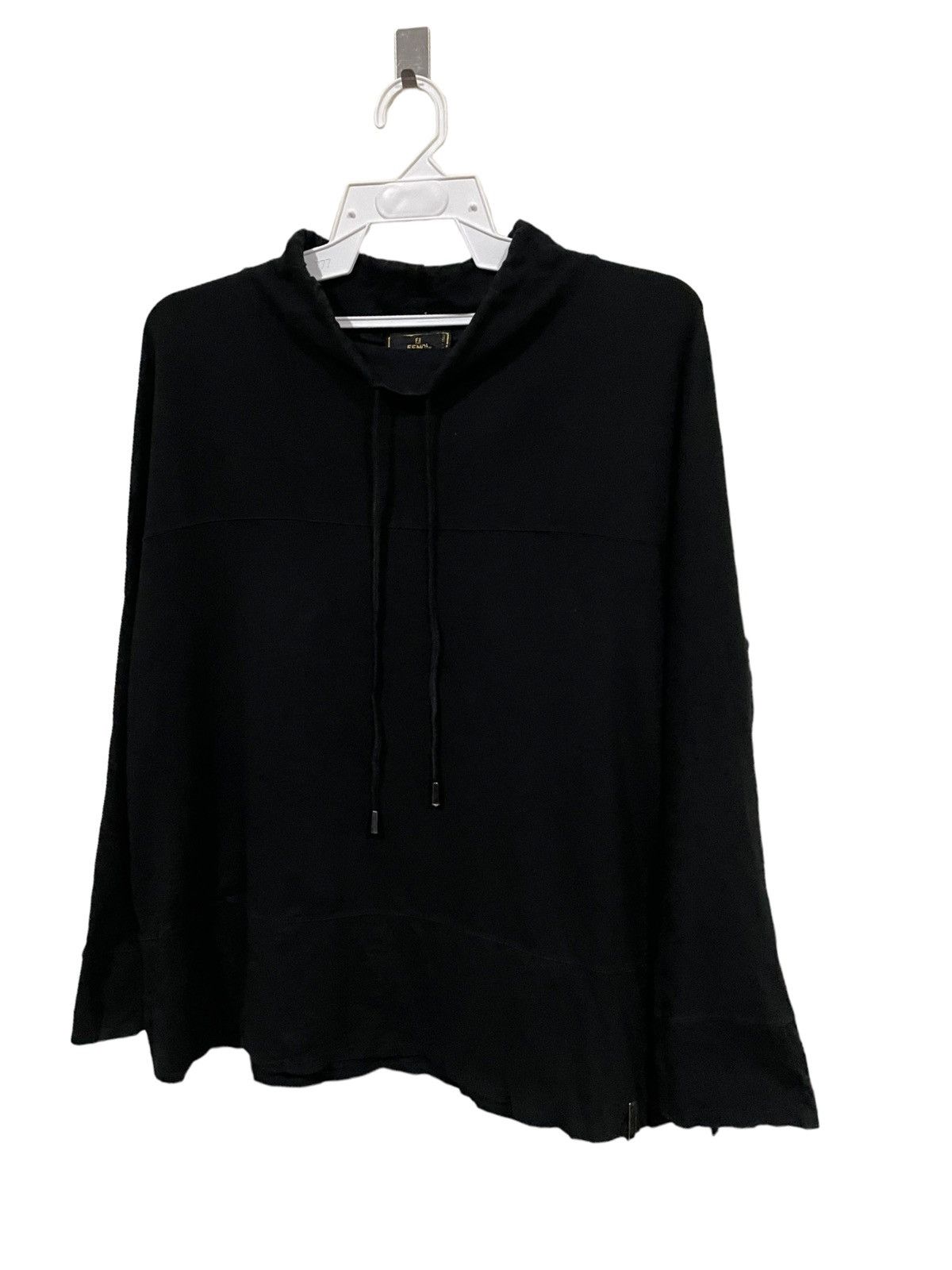 Fendi Fendi Boxy 90s Drawstring Turtle Neck Elastic Shirts Size US L / EU 52-54 / 3 - 14 Thumbnail