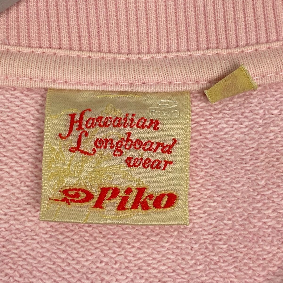 Vintage Vintage Piko Hawaiian Sweatshirt Crewneck Pink Size M Size M / US 6-8 / IT 42-44 - 9 Thumbnail