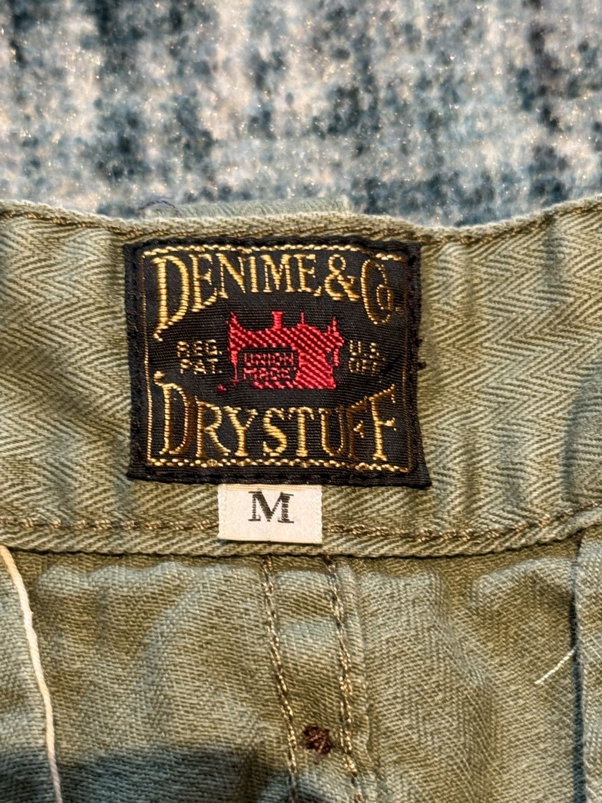 Denim & Co. Green Cargo Vintage Workwear Pants Size US 30 / EU 46 - 4 Thumbnail