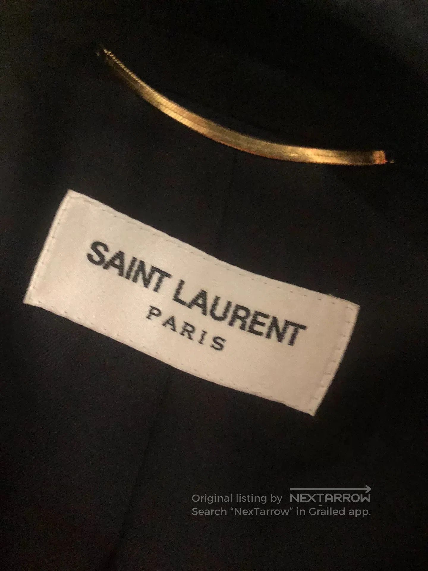 Saint Laurent Paris Saint Laurent Black Cropped Blazer. Size XXS / US 00 / IT 34 - 2 Thumbnail