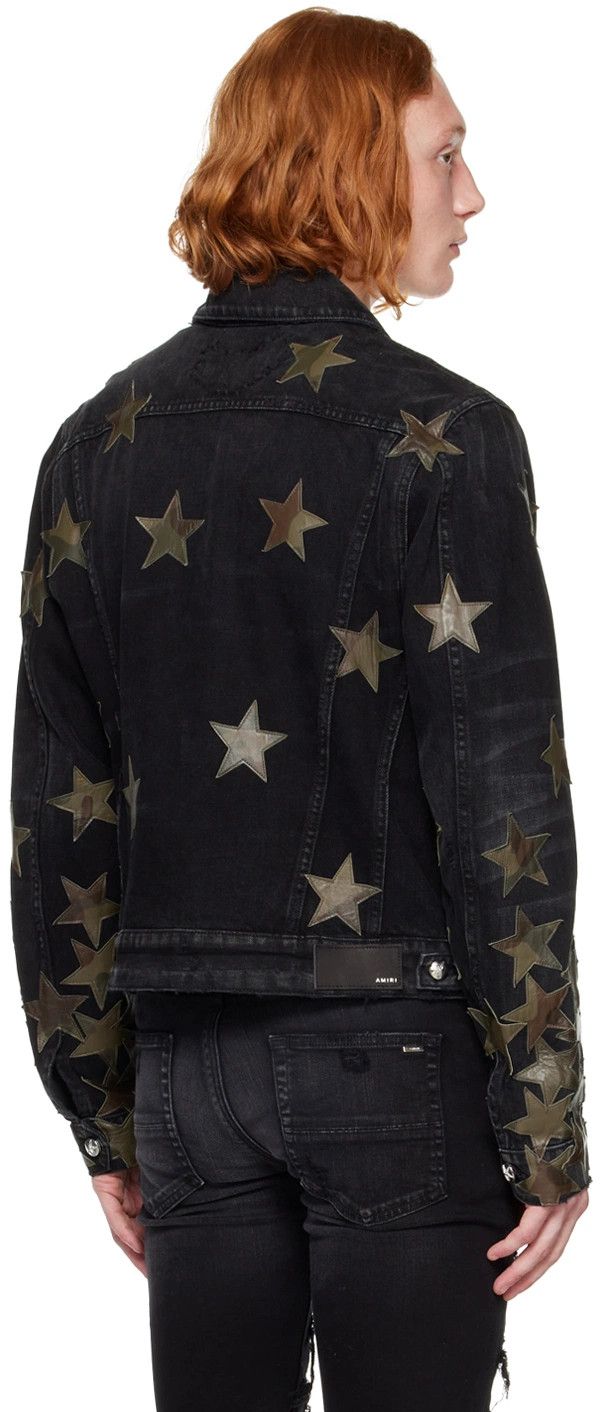 Amiri o1mle0426 Chemist Trucker Jacket in Aged Black Size US XL / EU 56 / 4 - 3 Thumbnail