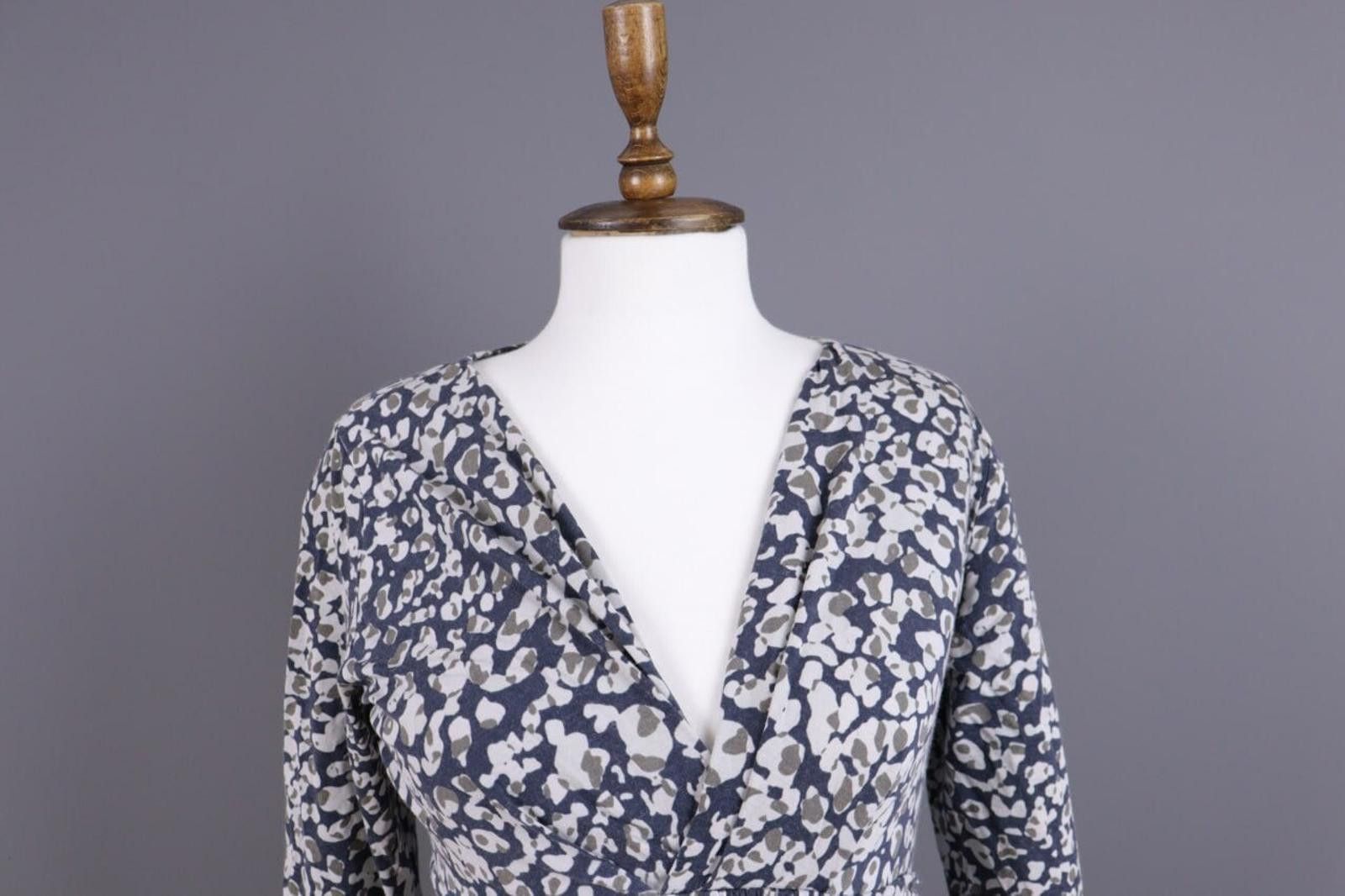 Designer Weekend Max Mara Blue Designer Cocktail Sheath Dress Size L Size L / US 10 / IT 46 - 3 Thumbnail
