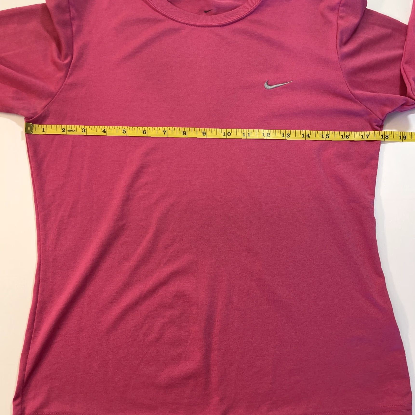 Nike Nike Dri Fit Mini Swoosh Base Layer M Long Sleeve Athletic Sports Run Shirt Womens Pink Blue 100% Polyester Compression Activewear Long Sleeve Size M / US 6-8 / IT 42-44 - 6 Thumbnail