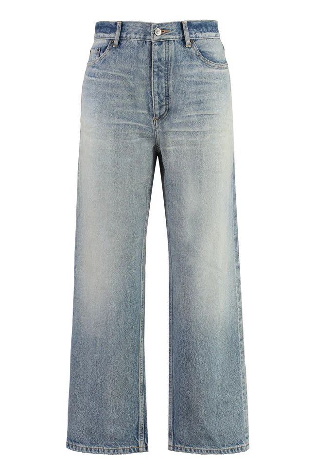 Balenciaga o1y0625 Denim Pant in Light Blue Size 28" / US 6 / IT 42 - 1 Thumbnail