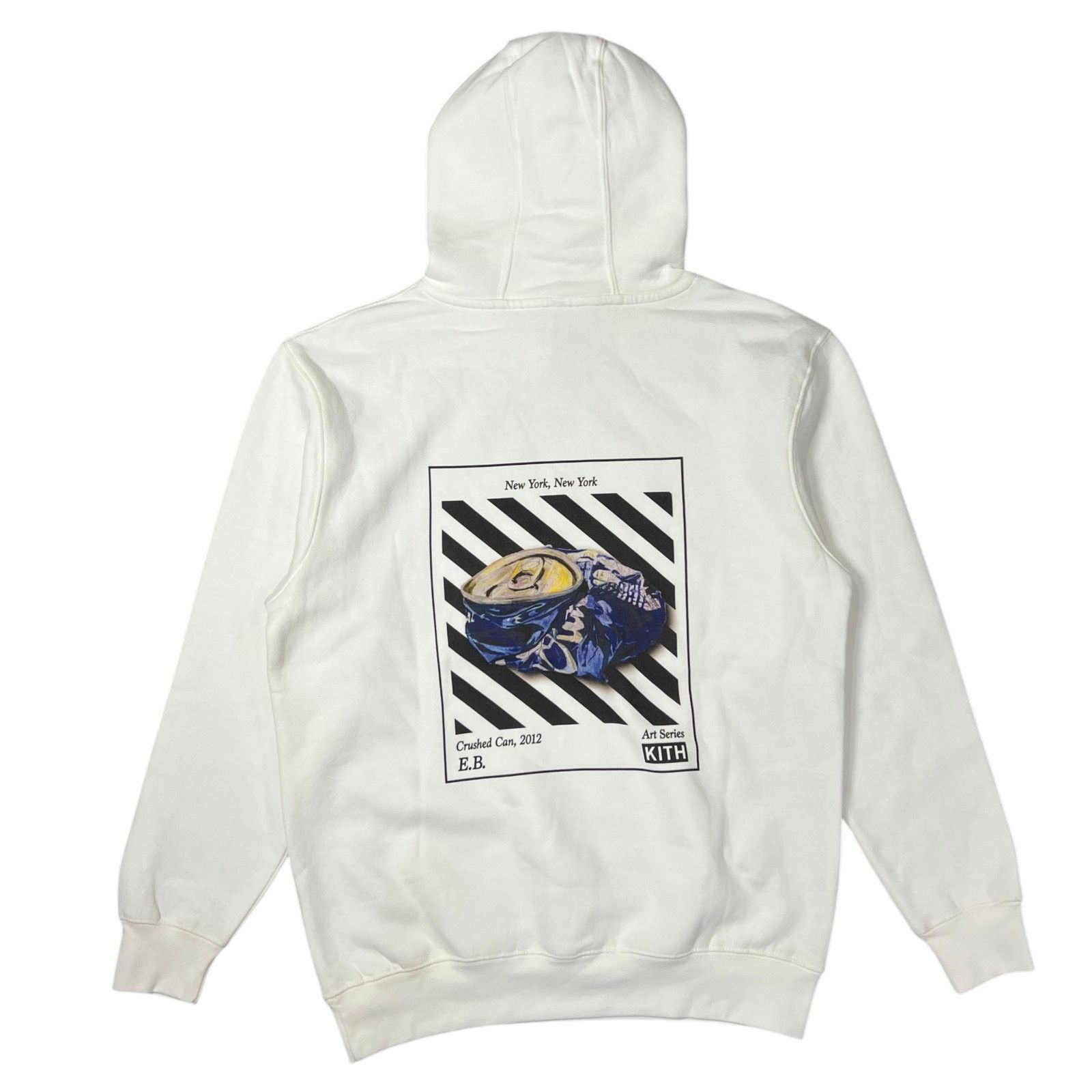 Kith Kith Art Series Crushed Can NYC Graphic Hoodie White Size M Size US M / EU 48-50 / 2 - 1 Thumbnail