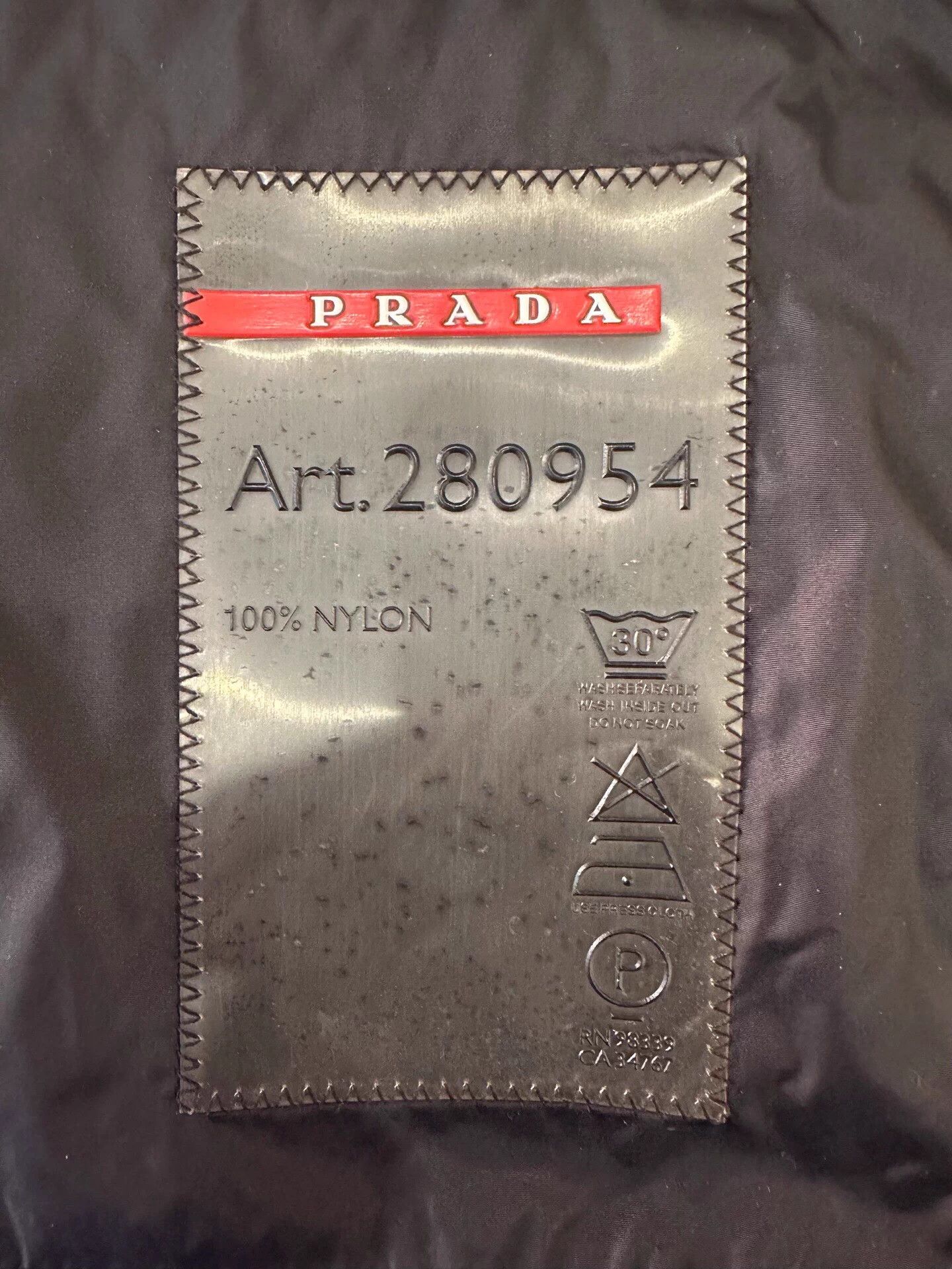 Prada Prada Men's Black Jacket L Mint Size US L / EU 52-54 / 3 - 5 Thumbnail
