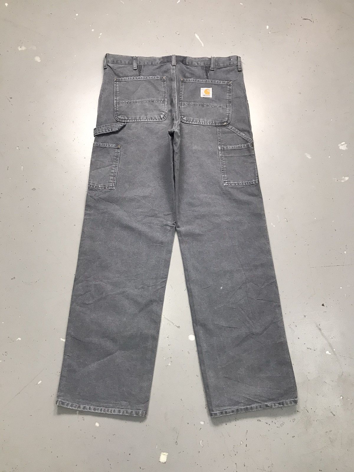 Carhartt Vintage Carhartt repaired carpenter workwear denim Size US 39 - 2 Thumbnail
