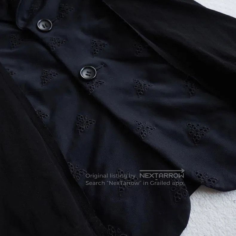 Comme des Garcons Comme Des Garcons Lace Embroidery Patchwork Pleated Jacket Size M / US 6-8 / IT 42-44 - 7 Thumbnail