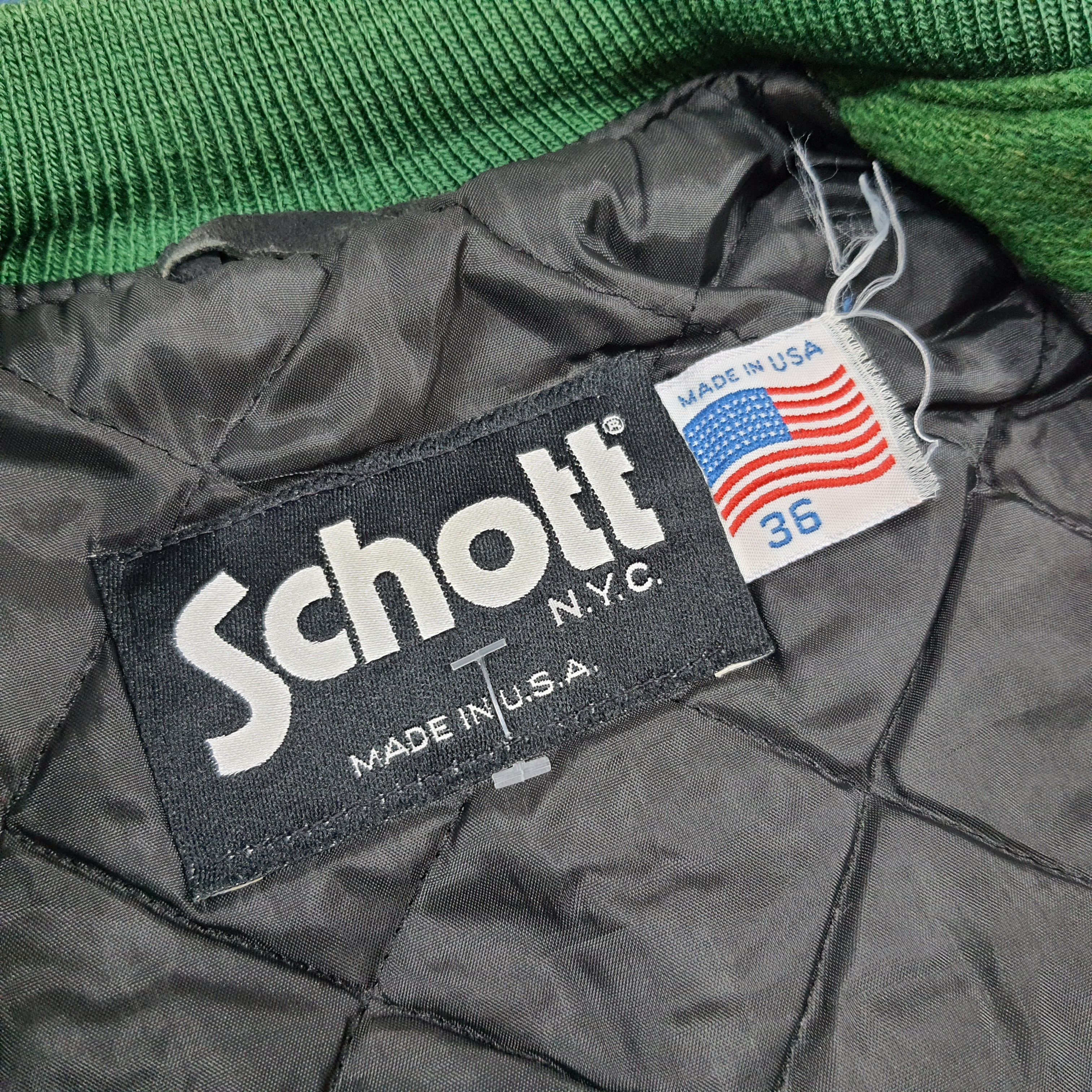 Schott Vintage Schott NYC Varsity Letterman Bomber Jacket C292N18 Size US M / EU 48-50 / 2 - 6 Thumbnail