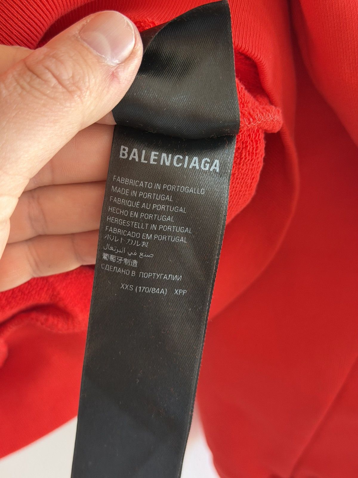 Balenciaga × Under Armour *RARE* BALENCIAGA DEMNA UNDER ARMOUR REGULAR FIT HOODIE RED Size US XXS / EU 40 - 14 Thumbnail