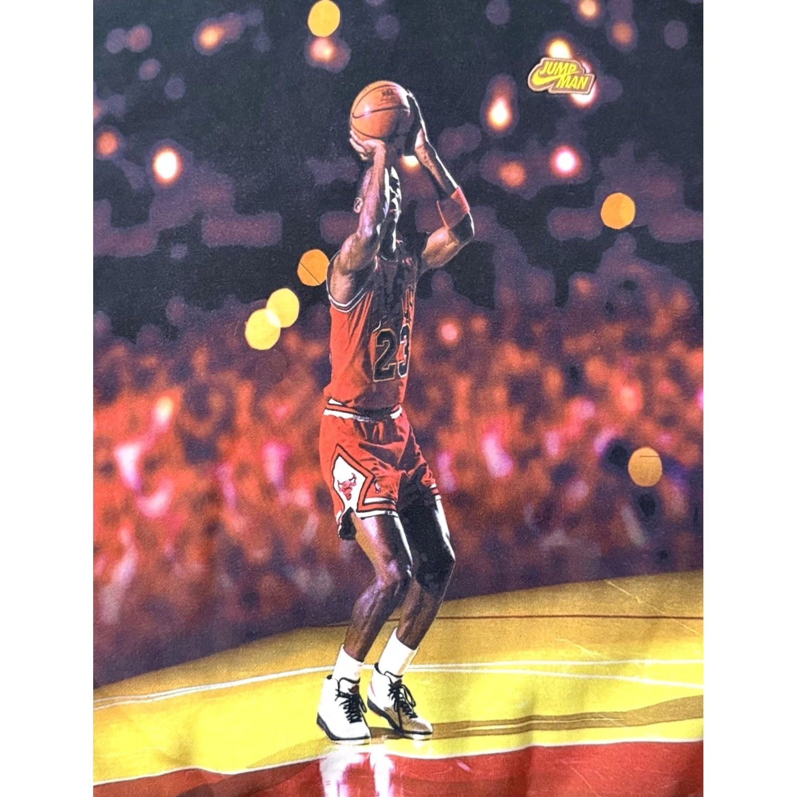 Jordan Brand VINTAGE Nike Jordan Jumpman AOP Fleece Pullover Hooded Sweatshirt XXL DC9610-010 Michael Size US XXL / EU 58 / 5 - 3 Thumbnail
