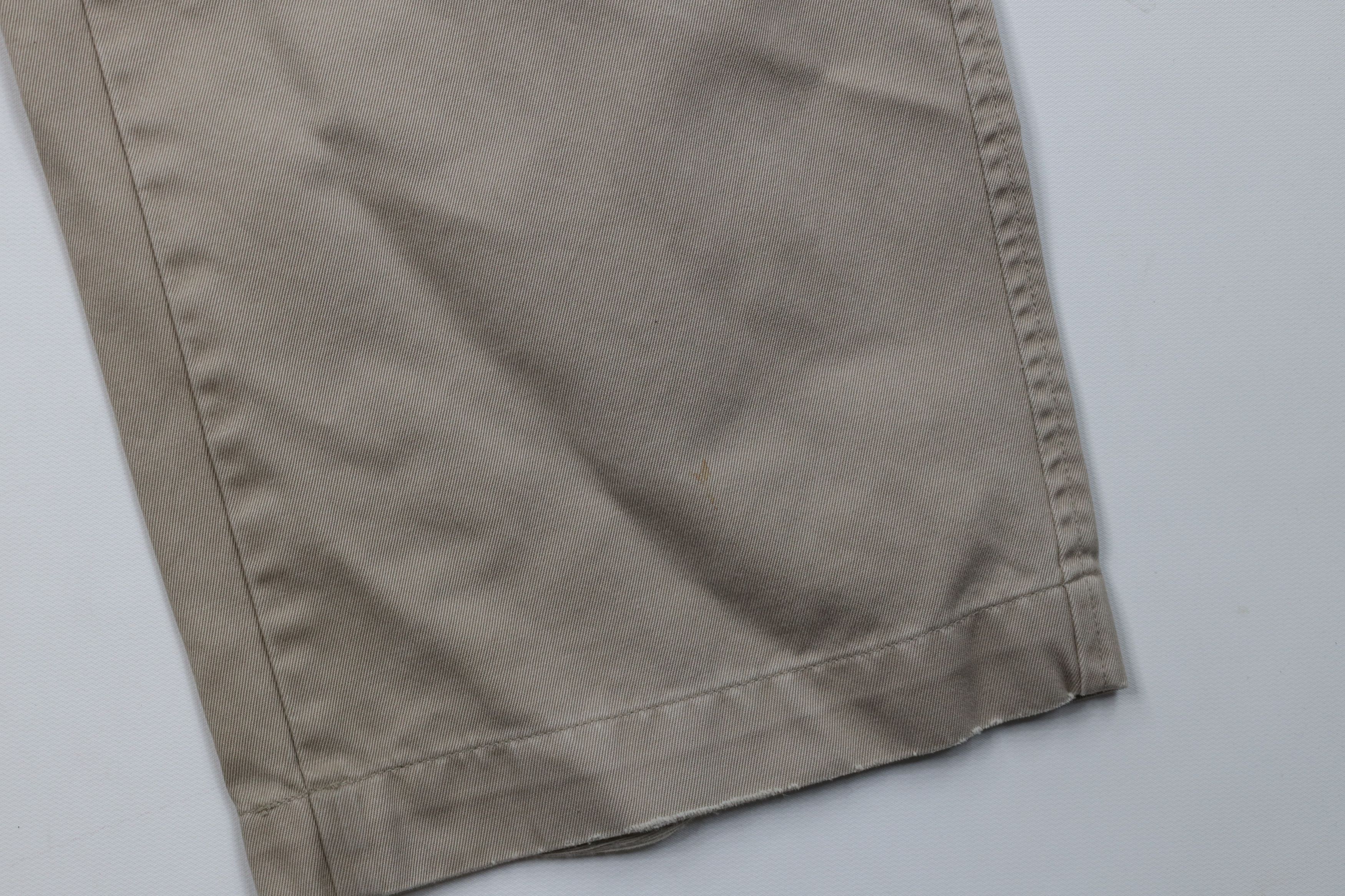 Gap Vintage Y2K Gap Relaxed Fit Wide Leg Chino Pants Beige Size US 34 / EU 50 - 5 Thumbnail