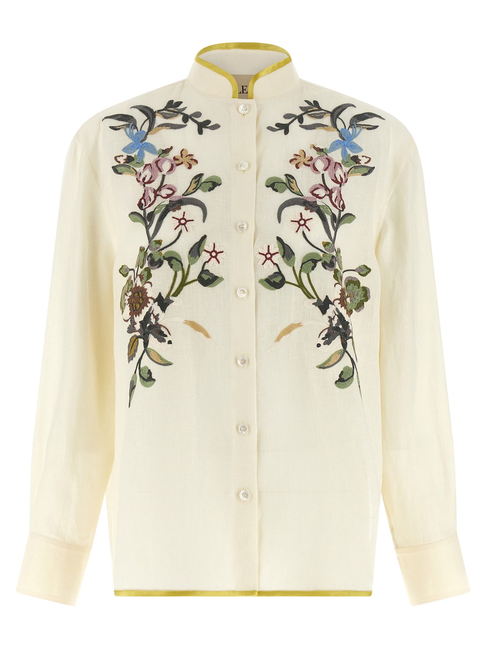 Valentino Valentino Garavani Floral Embroidery Shirt Size M / US 6-8 / IT 42-44 - 1 Thumbnail