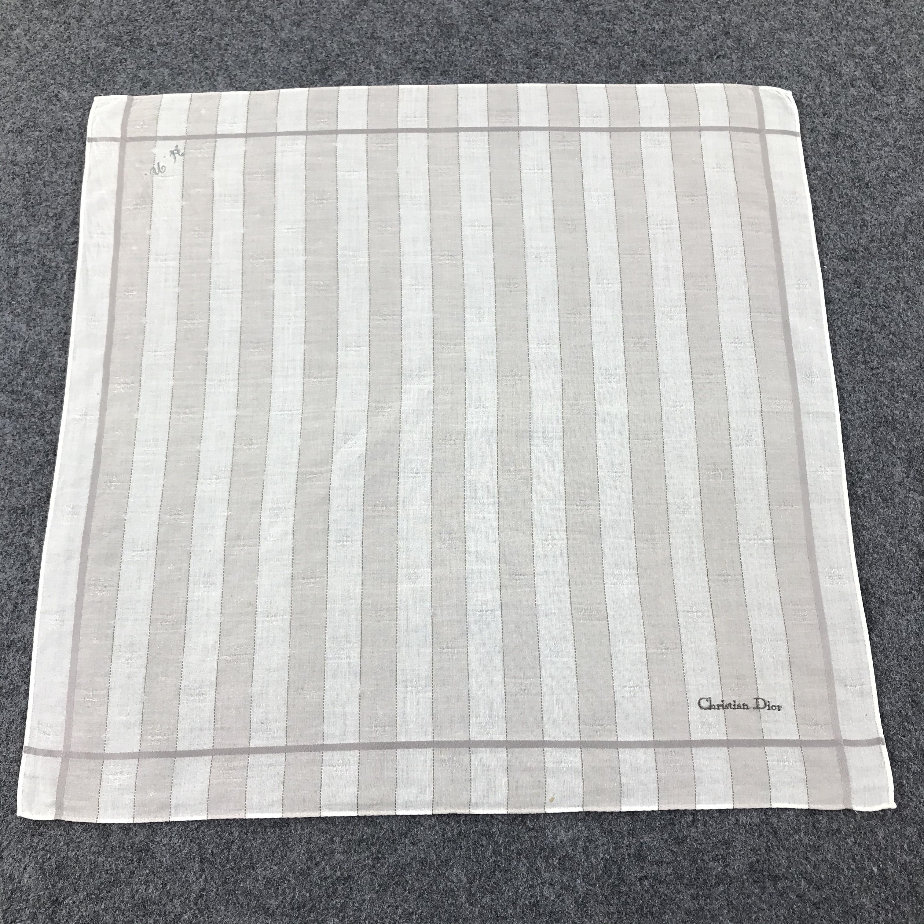 Christian Dior Monsieur Christian Dior Handkerchief Neckerchief Bandana H246 Size ONE SIZE - 4 Thumbnail