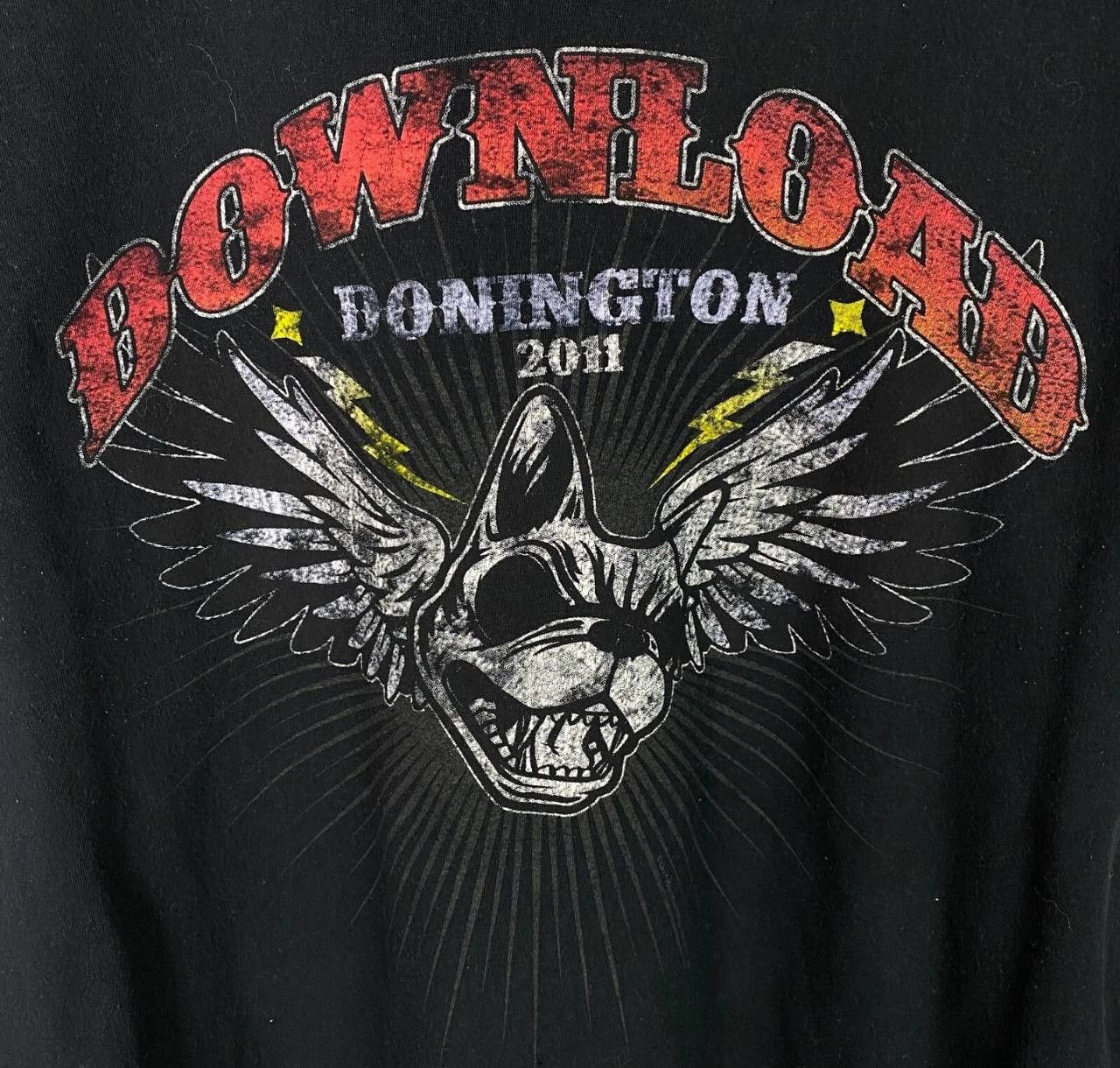 Band Tees Download Tee Men's Size L Black Short Sleeve ` Size US L / EU 52-54 / 3 - 8 Thumbnail