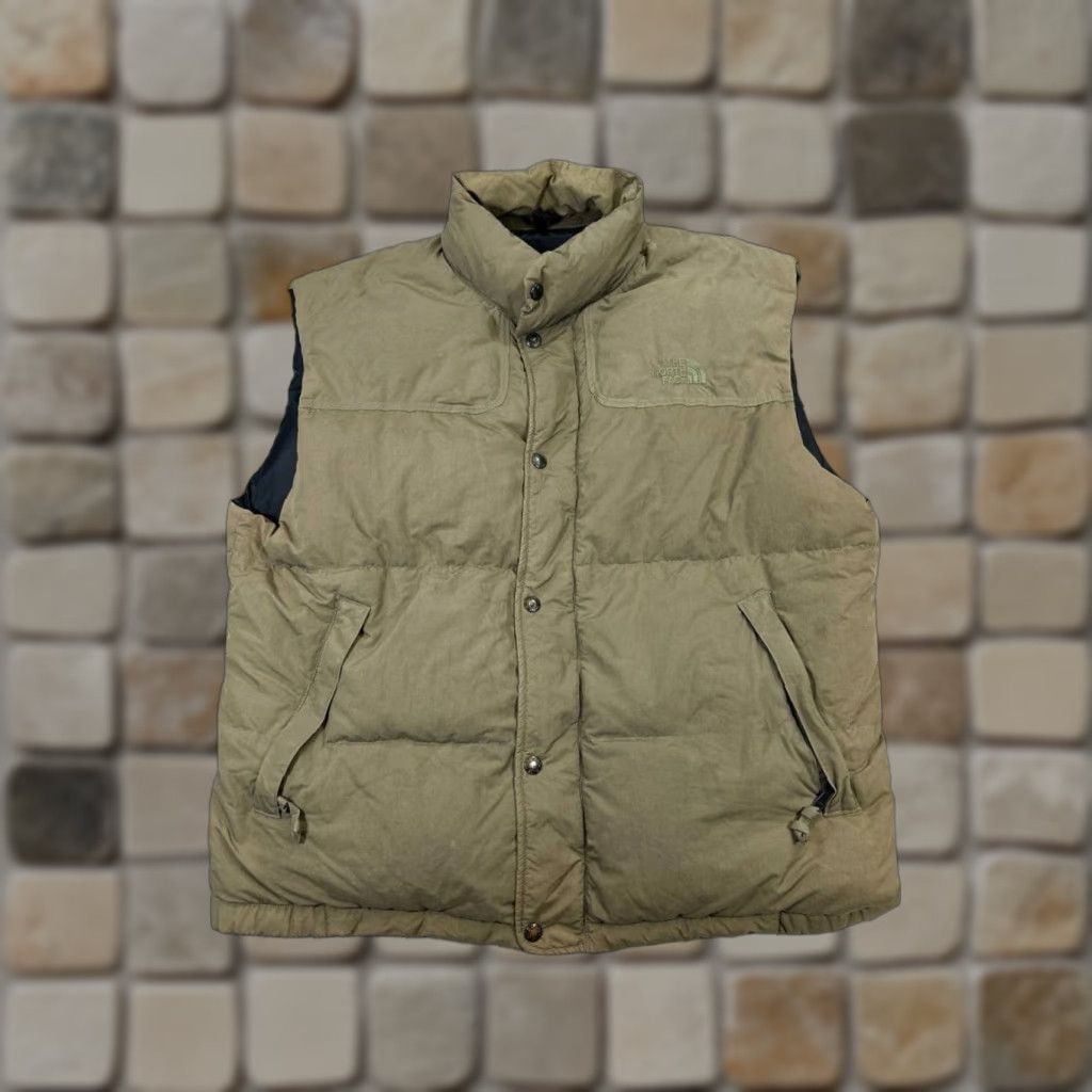 The North Face VINTAGE The North Face Vest Mens XL Brown Insulated Nuptse Puffer Jacket Down Size US XL / EU 56 / 4 - 1 Thumbnail