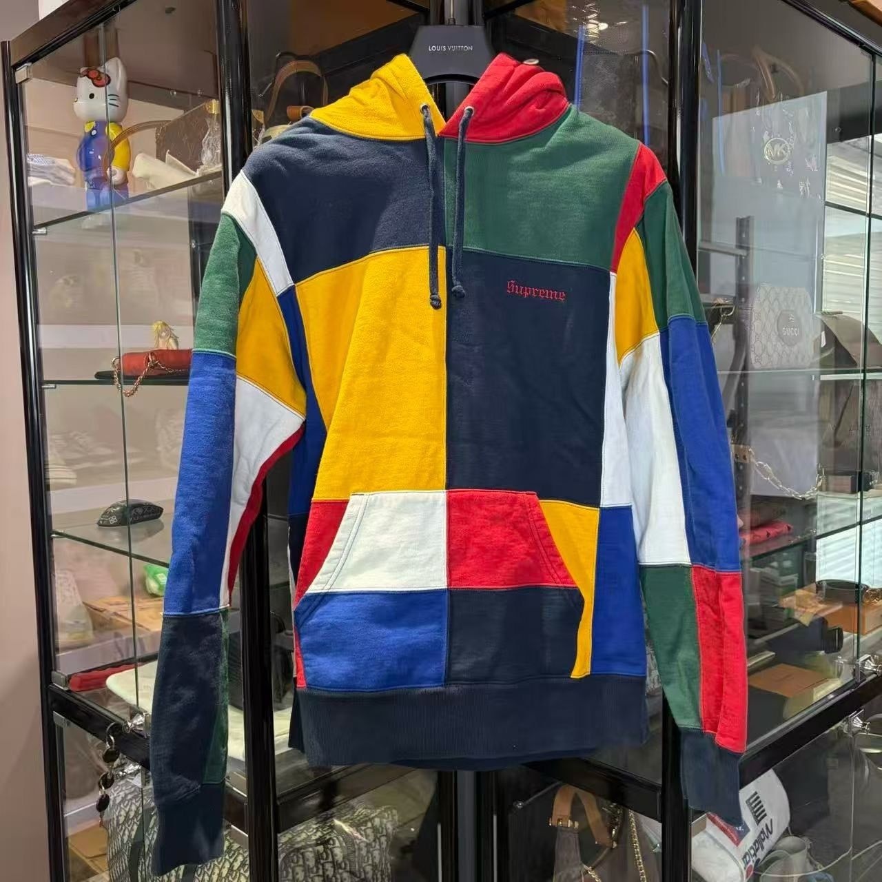 Supreme Supreme Patchwork Hoodie m Men Size US M / EU 48-50 / 2 - 1 Thumbnail