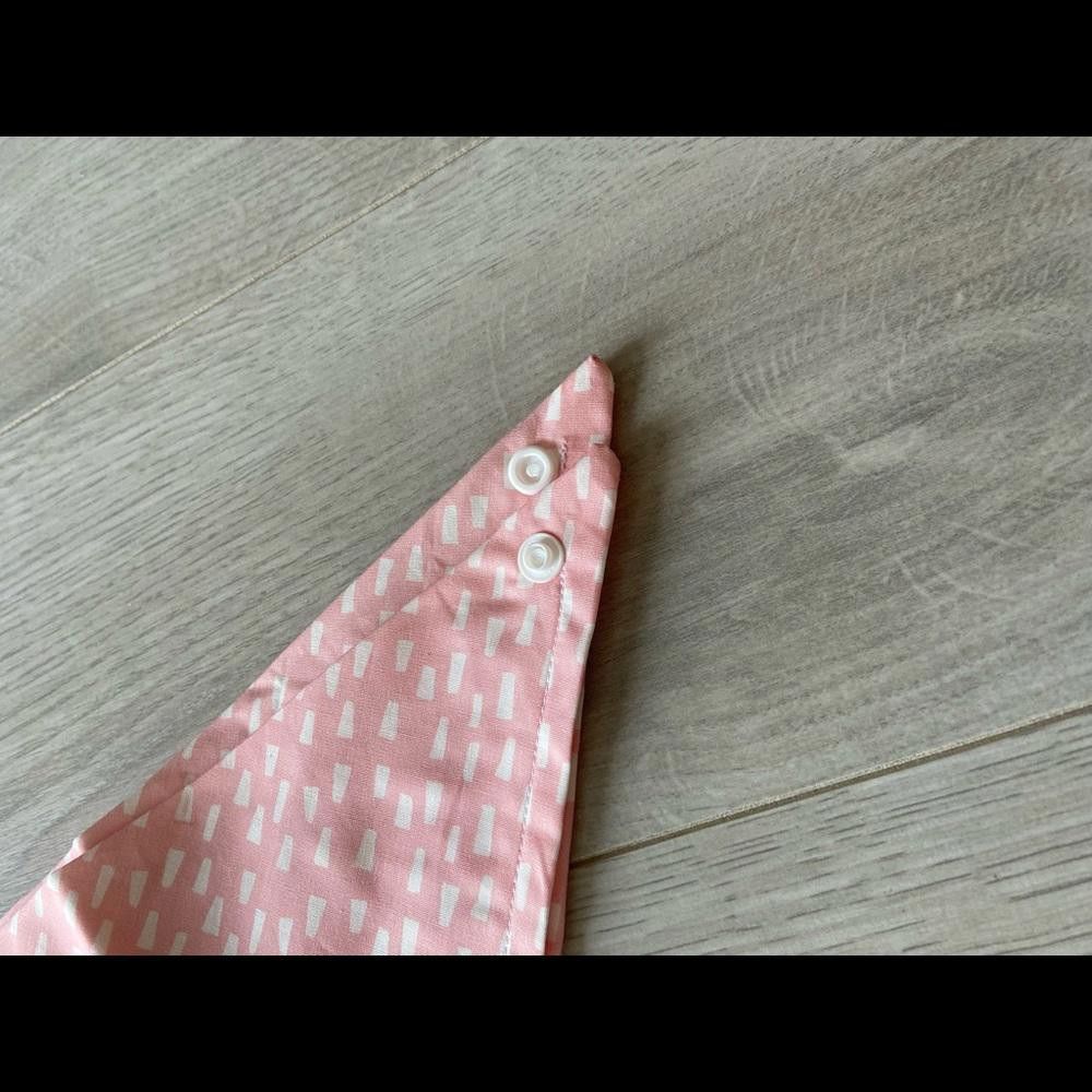 Designer Pup Yeah Pink Polka Dit Rectangle Dog Bandana Size ONE SIZE - 3 Thumbnail