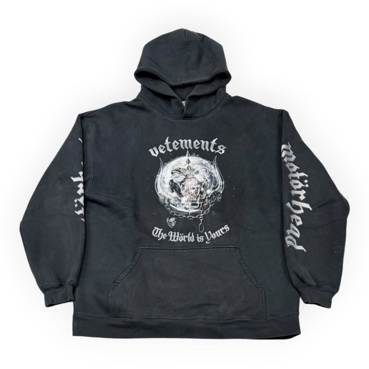 Vetements Vetements world is yours motor head hoodie | Grailed