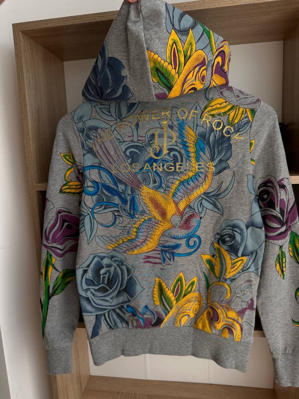 Christian Audigier × Ed Hardy × Vintage Vintage Ed Hardy Christian Audigier Style Hoodie Size S / US 4 / IT 40 - 20 Thumbnail