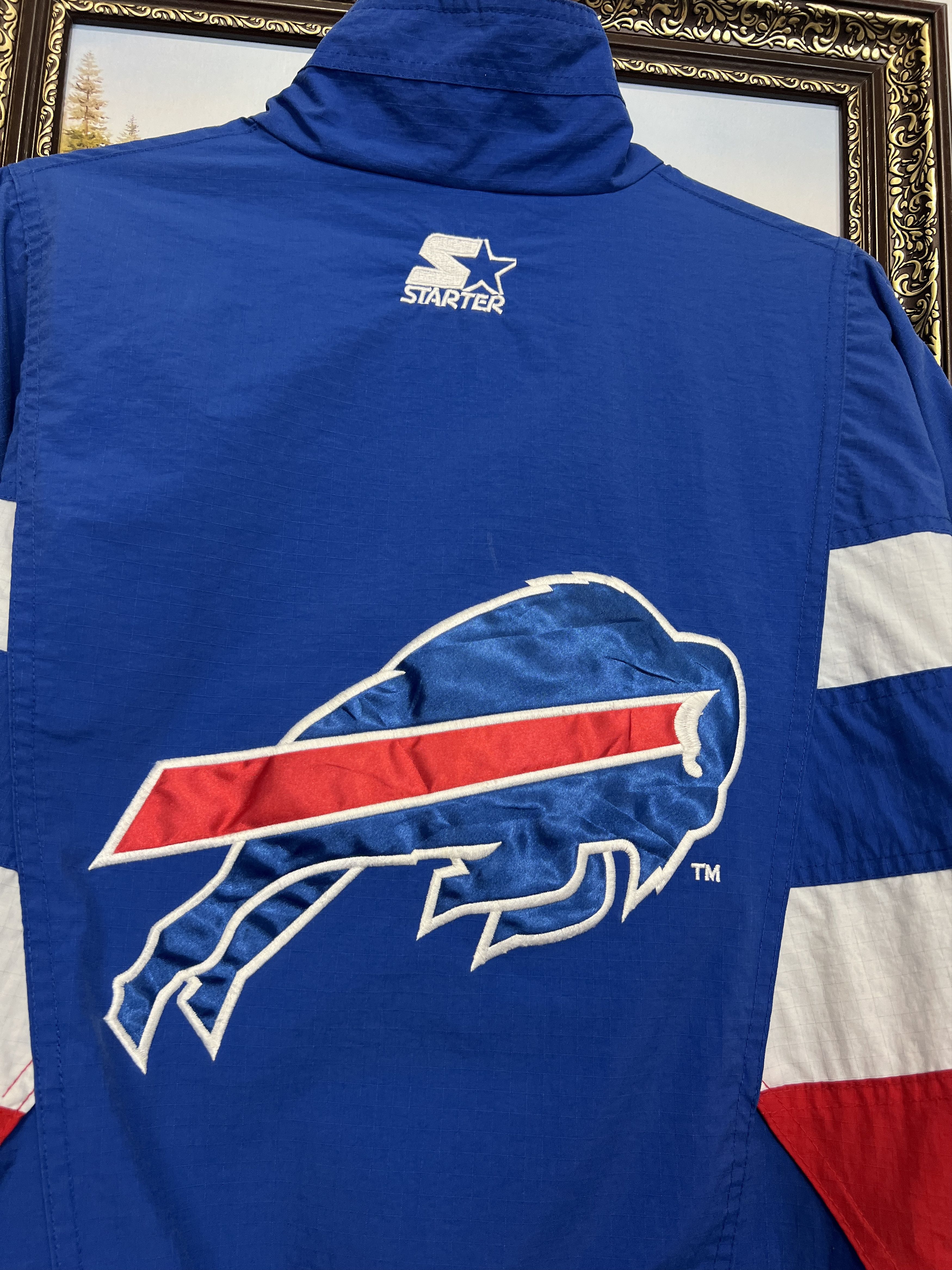 Starter Vintage 90's Buffalo Bills NFL Jacket Bomber Rare Hype Size US M / EU 48-50 / 2 - 13 Thumbnail