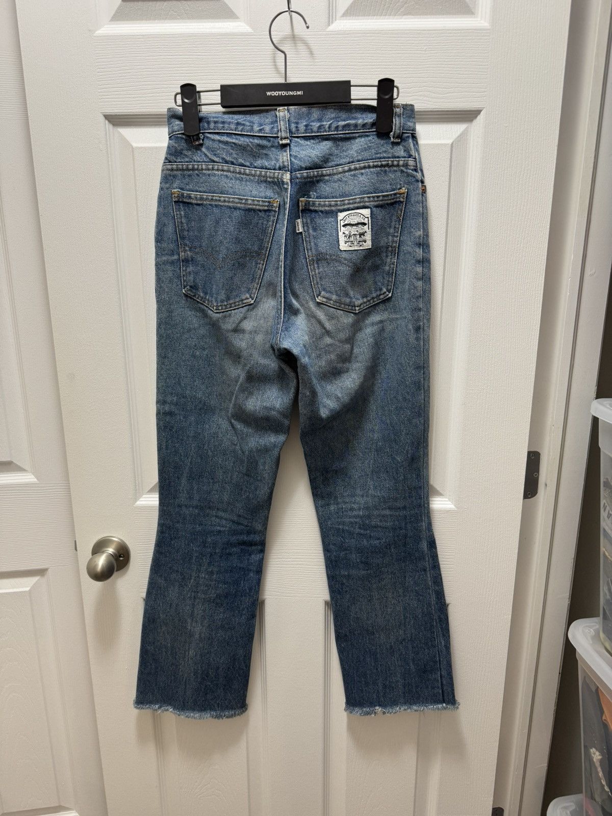 Levi's Vintage Clothing Levi's Levis Vintage White Tab Denim Jeans Flared Distressed Size US 30 / EU 46 - 1 Thumbnail