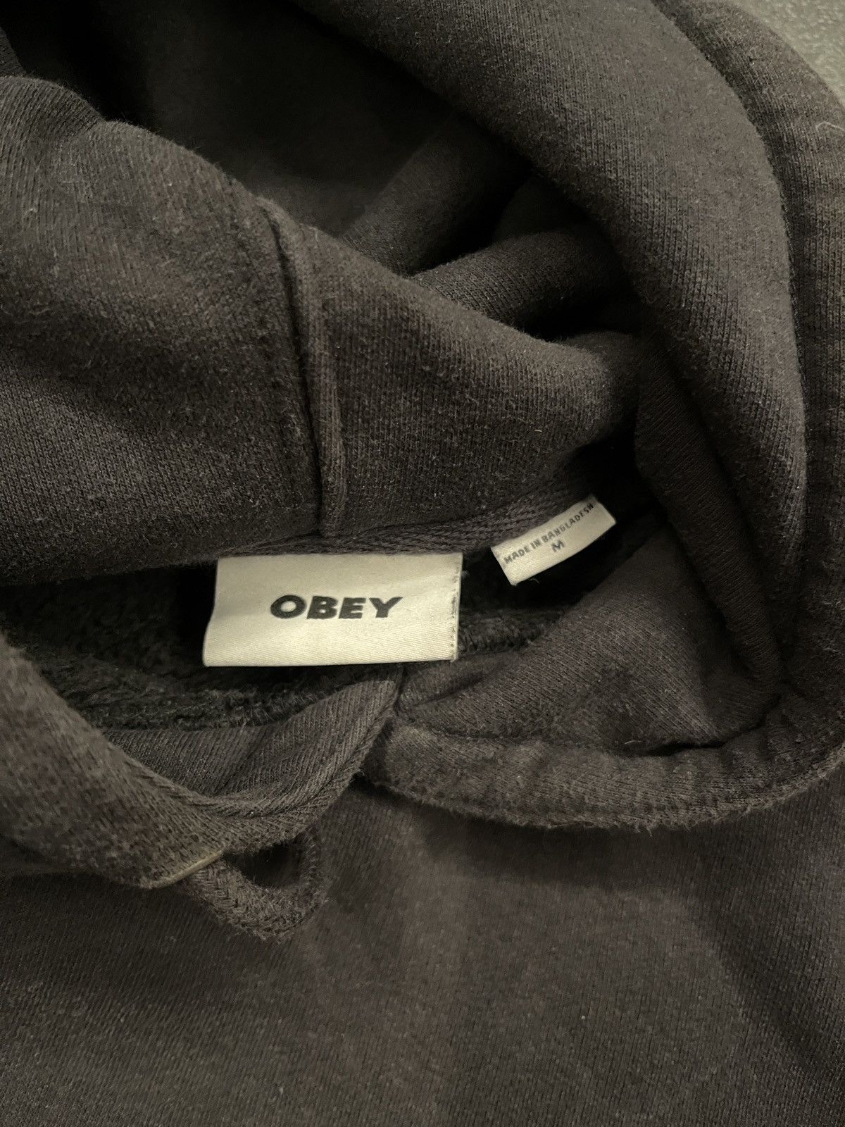 Obey Obey Black Logo Hoodie Size US M / EU 48-50 / 2 - 5 Thumbnail