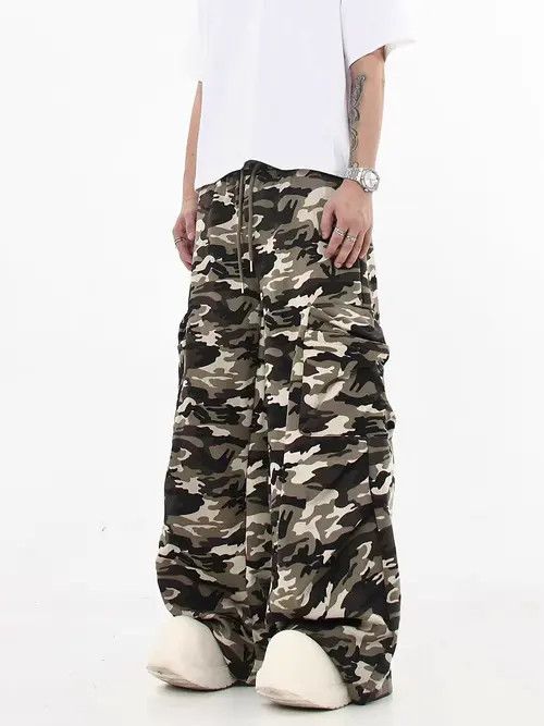 VIBE Retro High Street Hip Hop Leopard Print Loose Casual Pants Size US 31 - 6 Thumbnail
