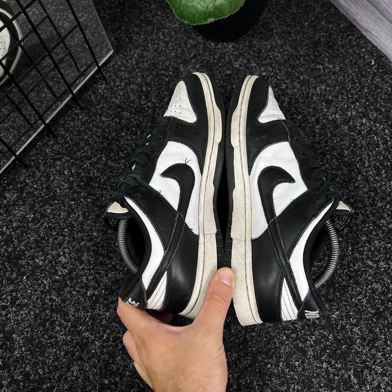 Nike Nike Dunk Low Retro Sneakers White Black Y2k Swoosh Size US 7 / EU 40 - 7 Thumbnail