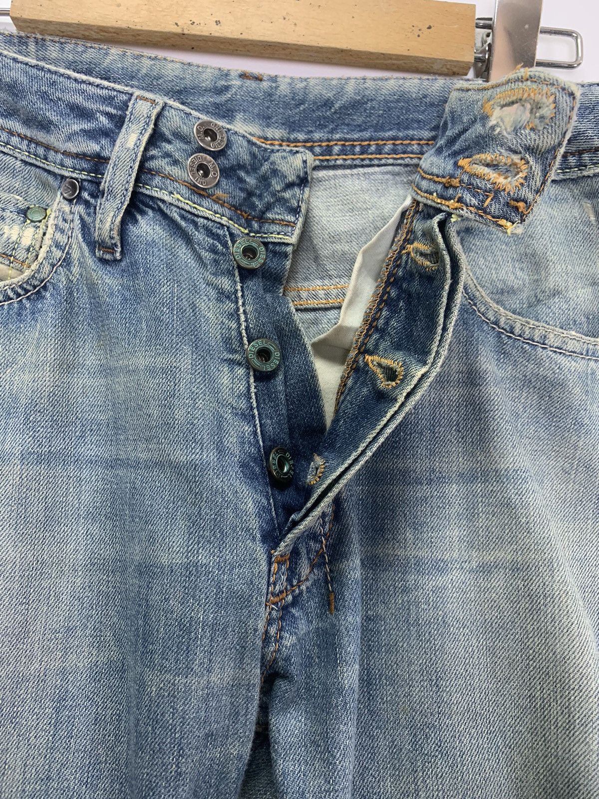 Diesel × Vintage Vintage Diesel Industry denim Size US 29 - 7 Thumbnail
