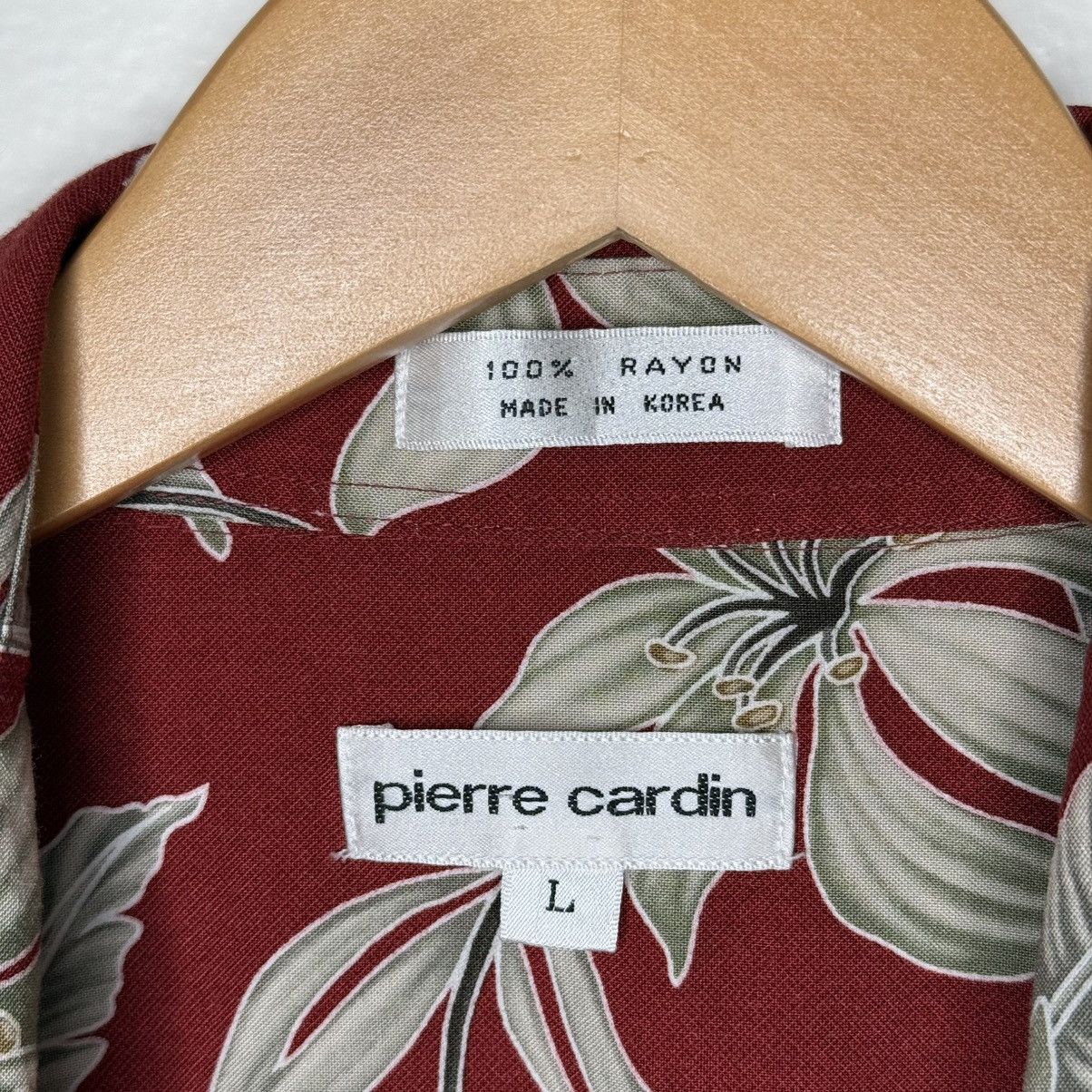 Pierre Cardin Vintage 90’s Pierre Cardin Hawaiian Men’s Shirt Floral Rayon Size US L / EU 52-54 / 3 - 4 Thumbnail