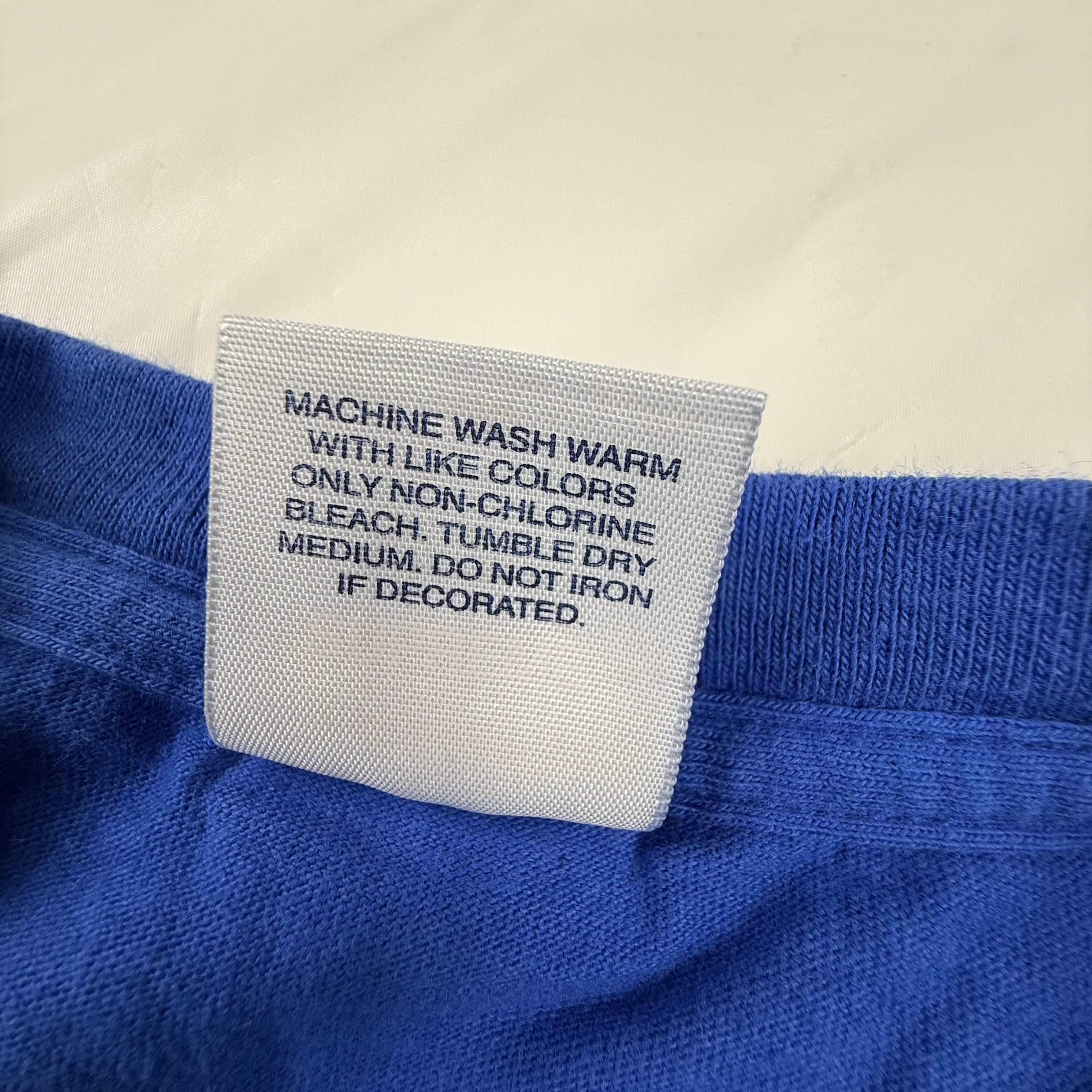 Supreme Supreme Mens Royal Blue Long Sleeve T-Shirt Solid Crew Neck Size US M / EU 48-50 / 2 - 6 Thumbnail
