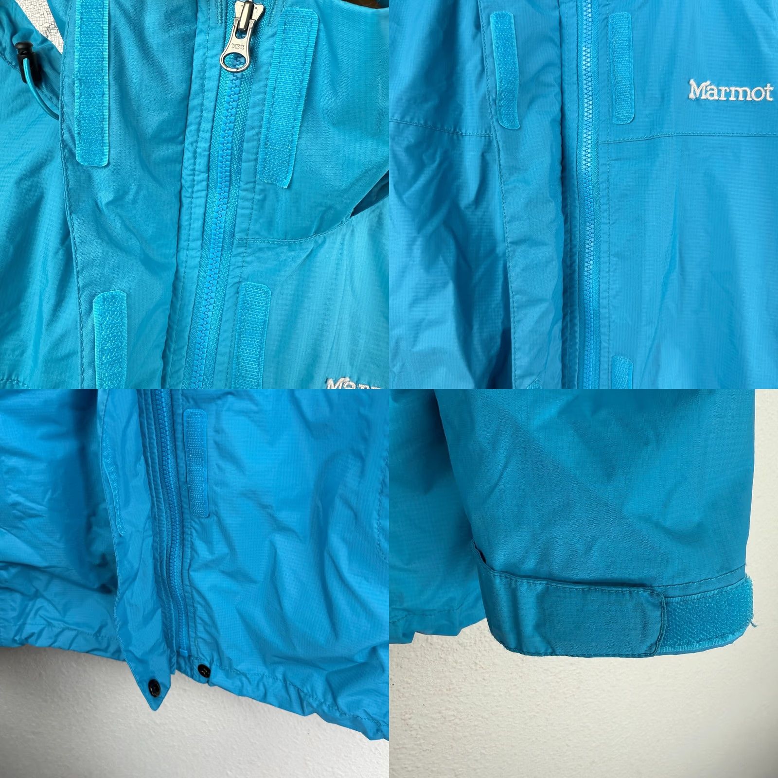 Marmot VINTAGE Marmot Jacket Womens Large Long Sleeve Outdoors Full Zip Pockets Hooded Shell Size L / US 10 / IT 46 - 8 Thumbnail