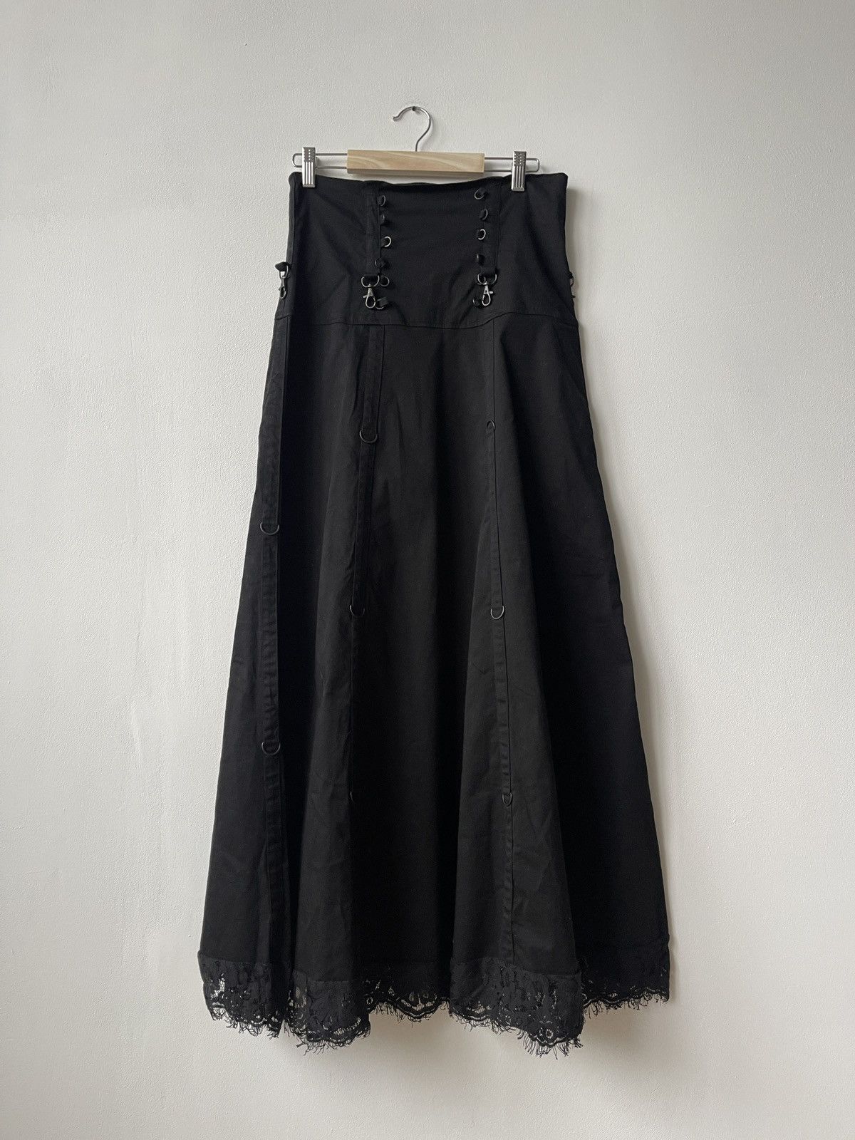 Japanese Brand × Vintage Y2K Gothicana Womens Cotton Maxi Skirt size L Size 30" / US 8 / IT 44 - 1 Thumbnail