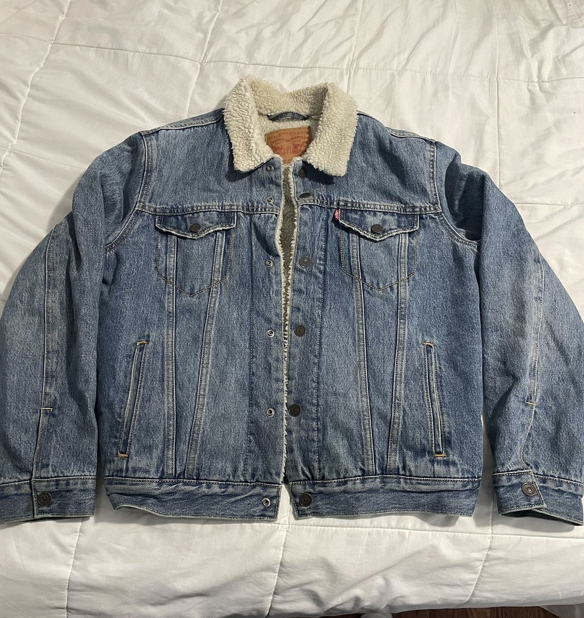 Levi's Levi’s Sherpa Denim Jacket Size US M / EU 48-50 / 2 - 1 Thumbnail