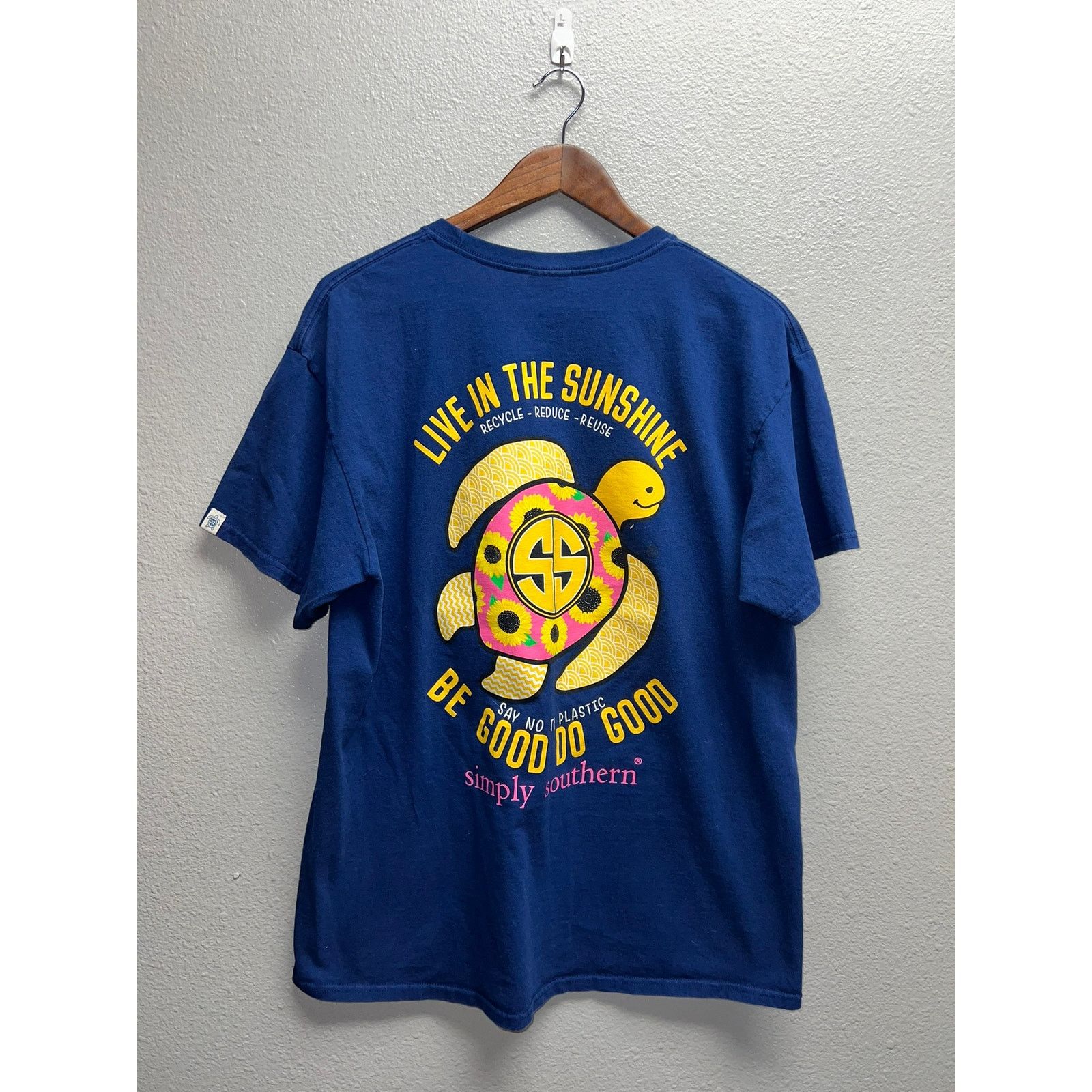 Vintage Simply Southern Turtle Shirt Live The Sunshine Recycle Tee Size US L / EU 52-54 / 3 - 5 Thumbnail