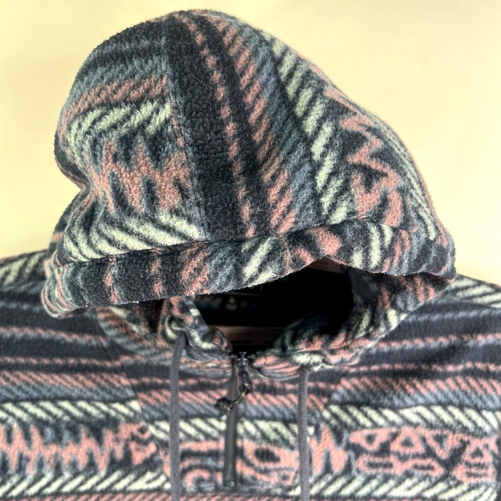 Billabong Billabong Geometric Print Pullover Fleece Sweatshirt Mens L Blue Aztec Pattern Size US L / EU 52-54 / 3 - 3 Thumbnail