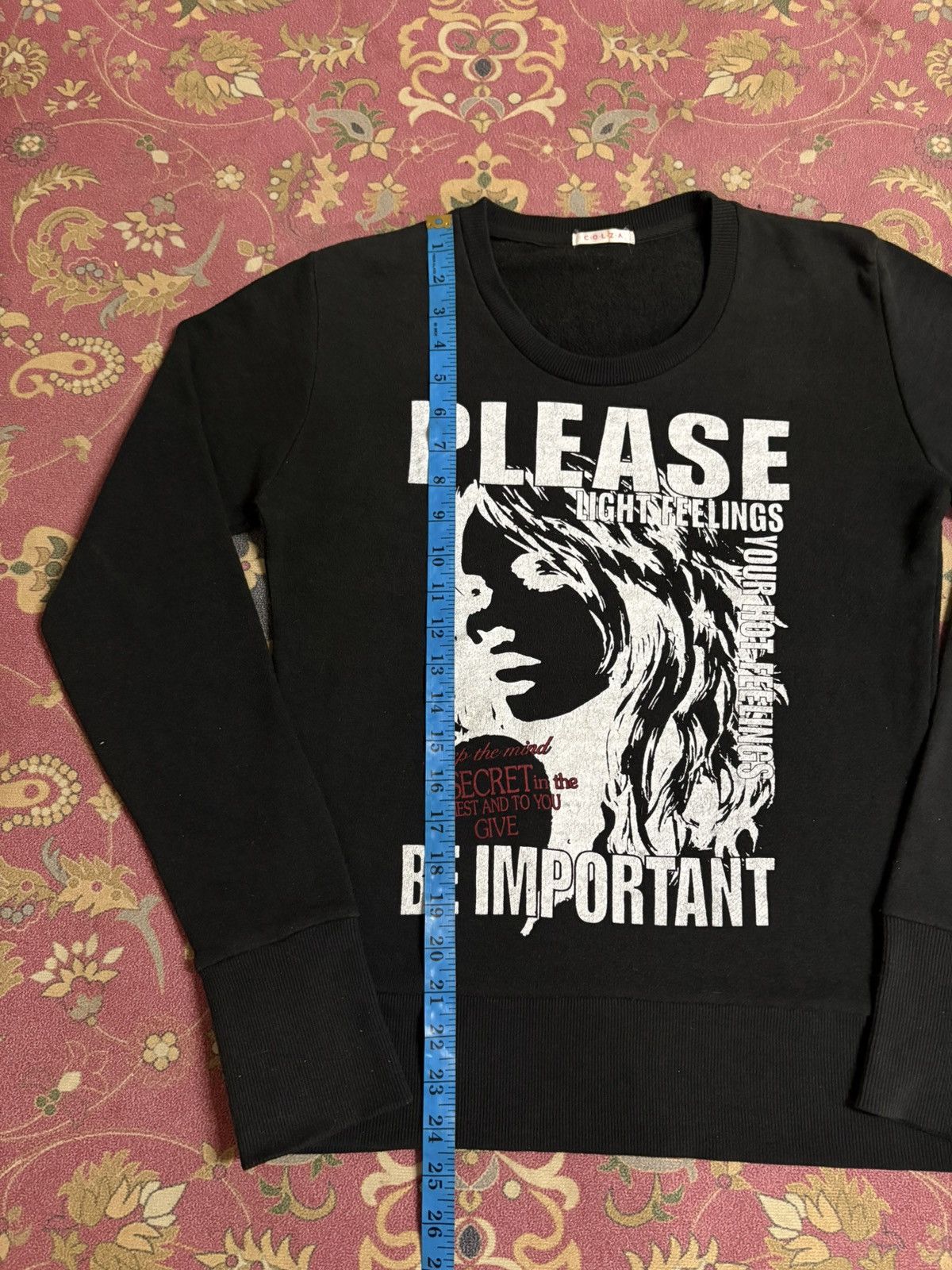 Japanese Brand Vintage Japanese Brand C.O.L.Z.A Over Print Sweatshirt Size US S / EU 44-46 / 1 - 12 Thumbnail