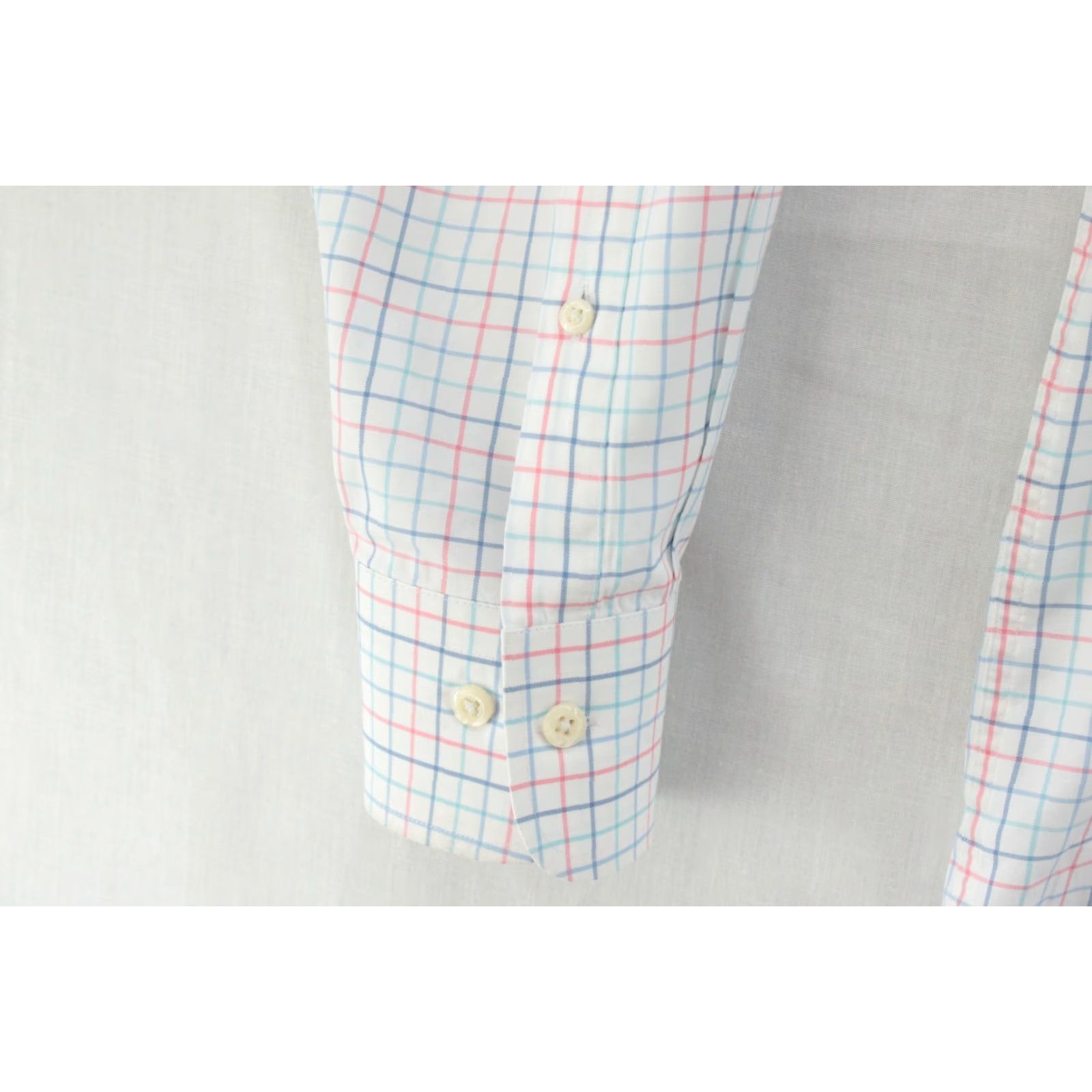 Peter Millar Peter Millar Shirt Men's XL White Blue Red Plaid Stretch Crown Ease Emory Sport Size US XL / EU 56 / 4 - 4 Thumbnail