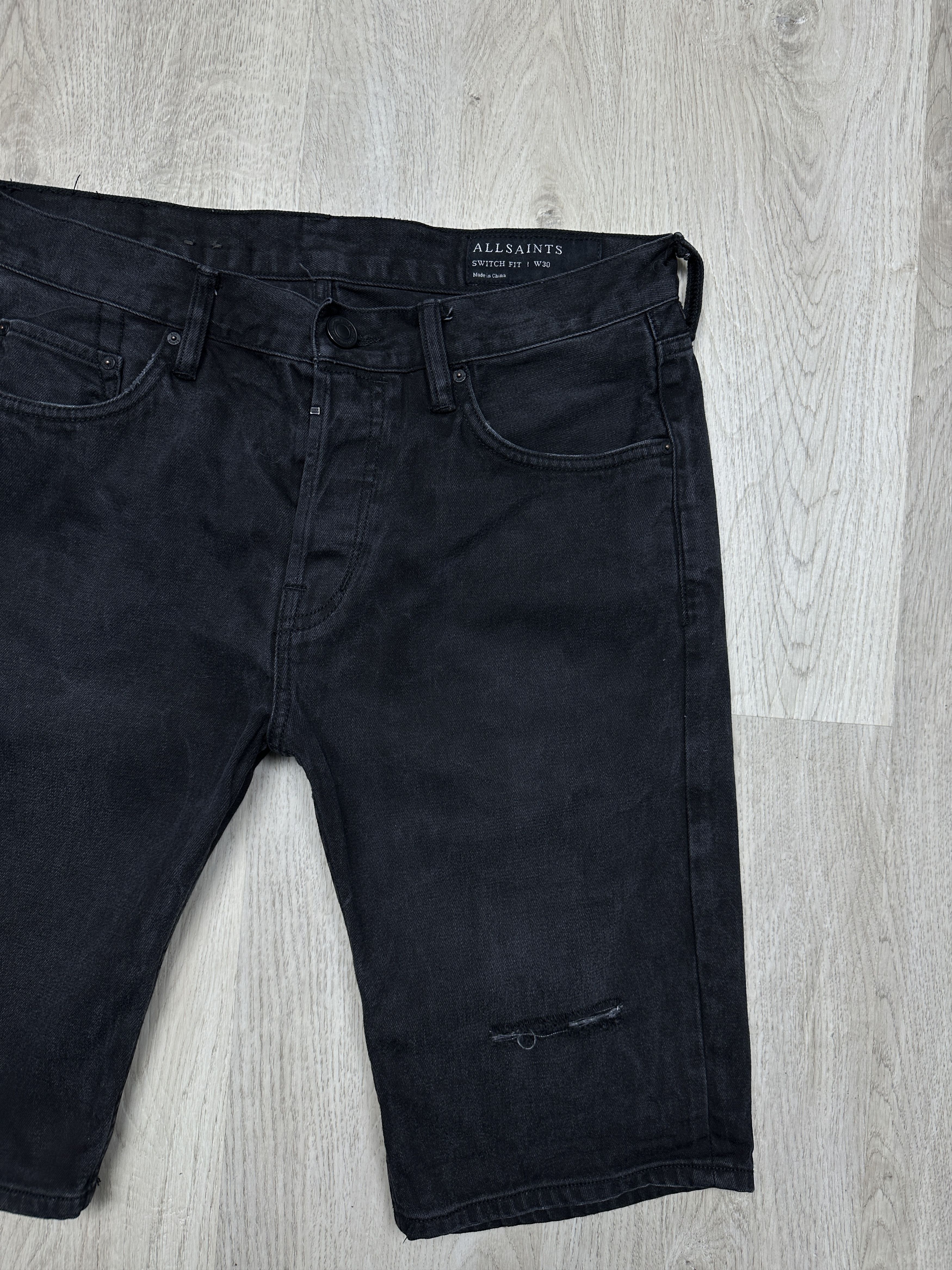 Allsaints Allsaints Kanyama Mens Denim Shorts Size US 30 / EU 46 - 2 Thumbnail