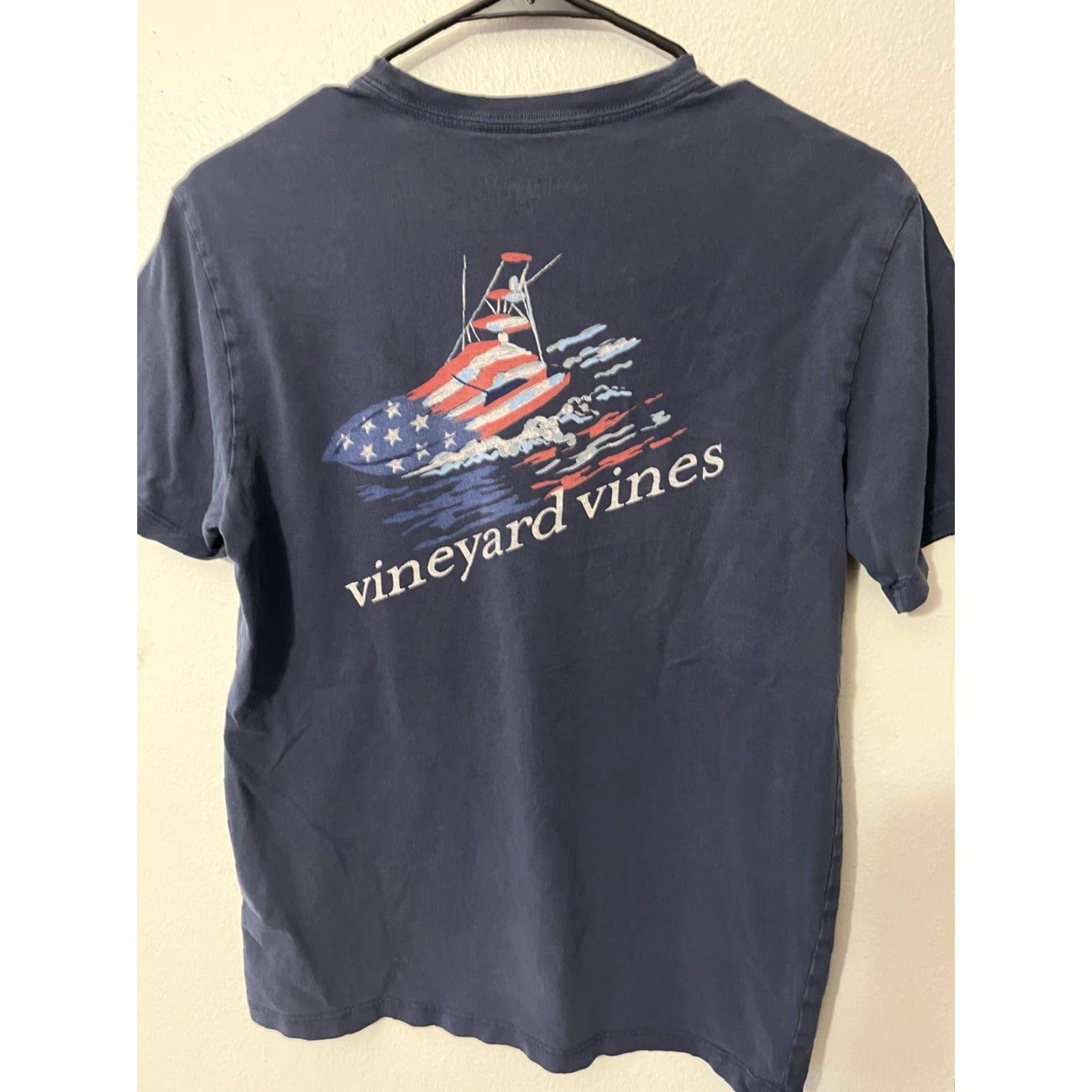Vineyard Vines Vineyard Vines Mens Shirt XS Navy Blue Cotton Pocket T-shirt Size US XS / EU 42 / 0 - 3 Thumbnail