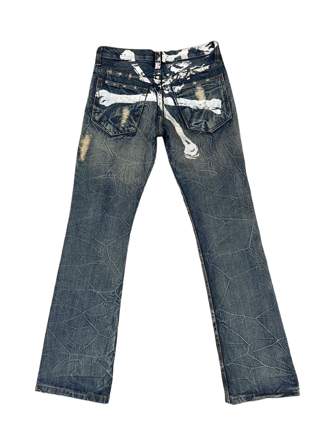 Vintage Vintage Diviner Japan Distressed Denim Flare Jeans Size US 29 - 1 Thumbnail