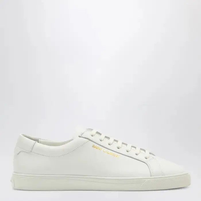 Saint Laurent Paris oc11z1125 Andy Sneakers in Leather in White Size US 4.5 / IT 34.5 - 1 Thumbnail