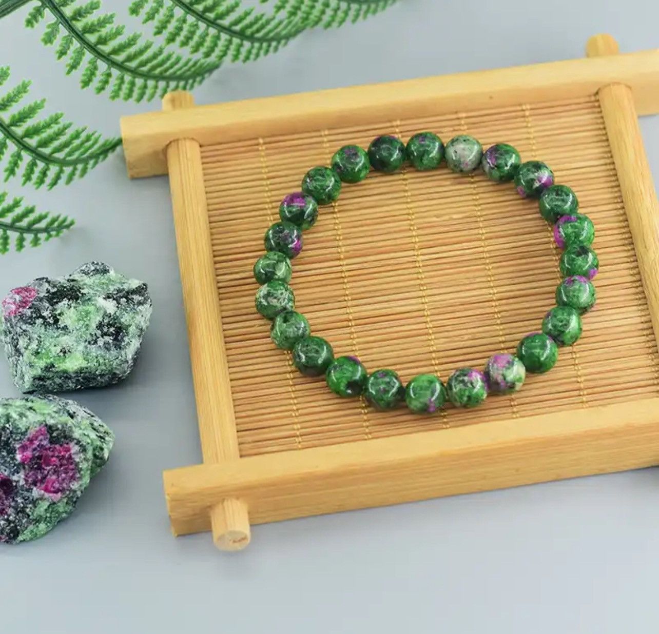 Vintage Natural Stone Bead Bracelet Size ONE SIZE - 2 Thumbnail