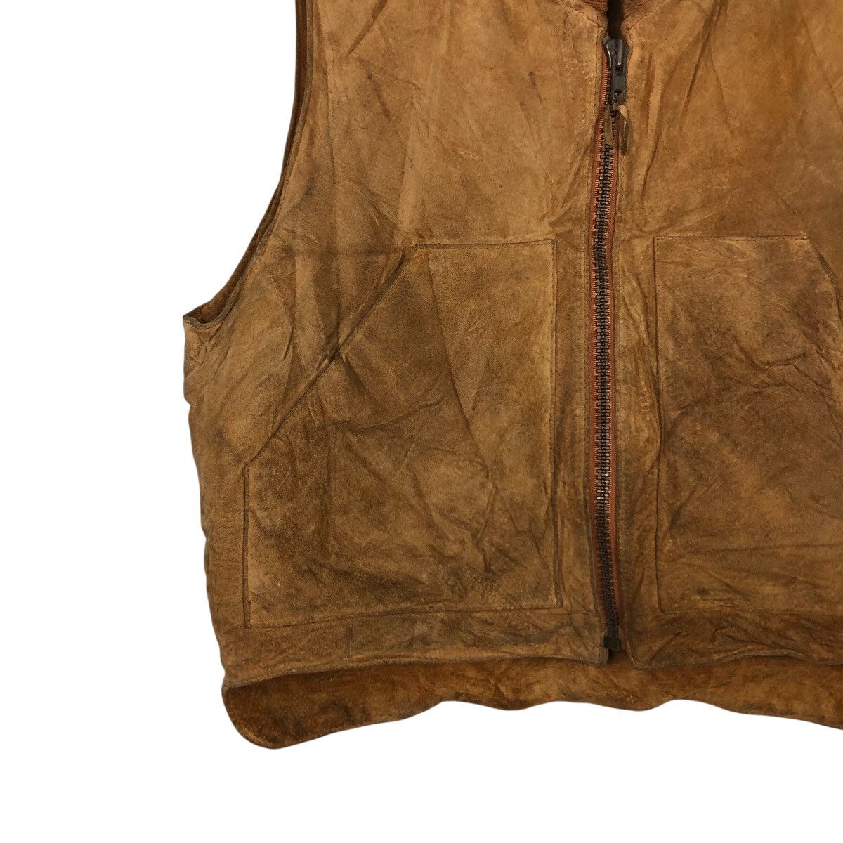 Japanese Brand 📌Vintage Utility Vest Leather Loldanthony Issey Miyake Size US M / EU 48-50 / 2 - 5 Thumbnail
