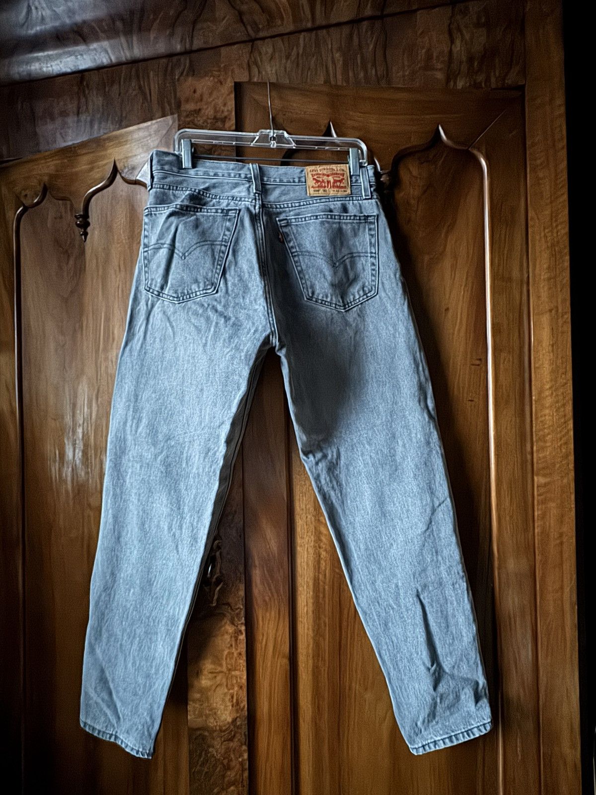 Levi's 550 1992 Style Grey Denim Jeans Size US 31 - 4 Thumbnail