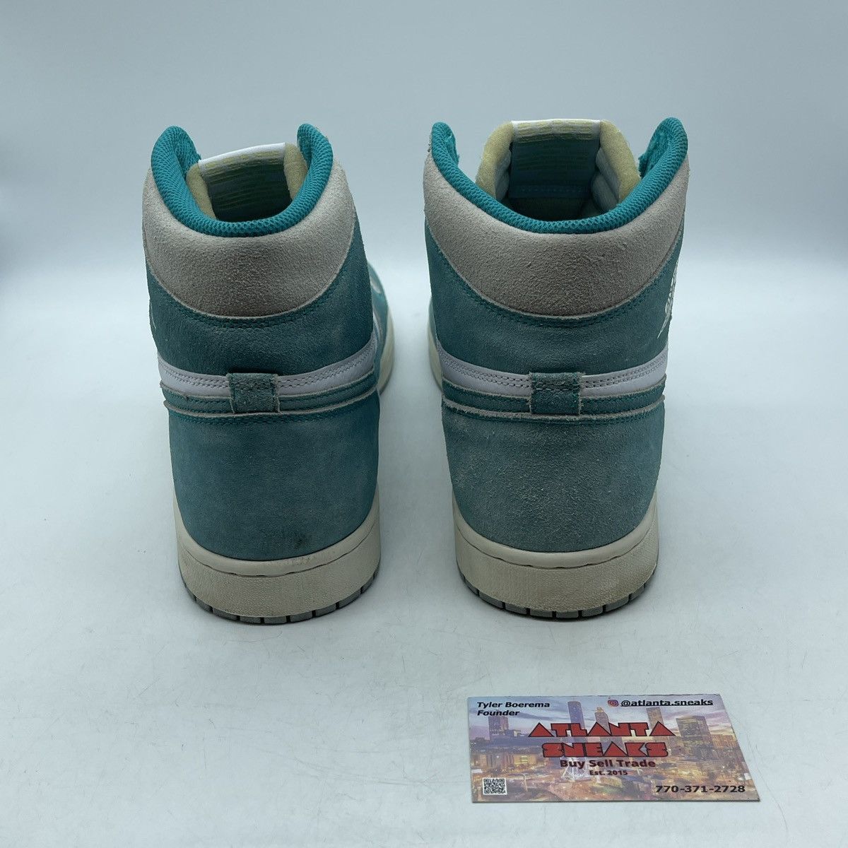 Jordan Brand Air Jordan 1 high turbo green Size US 12.5 / EU 45-46 - 3 Thumbnail