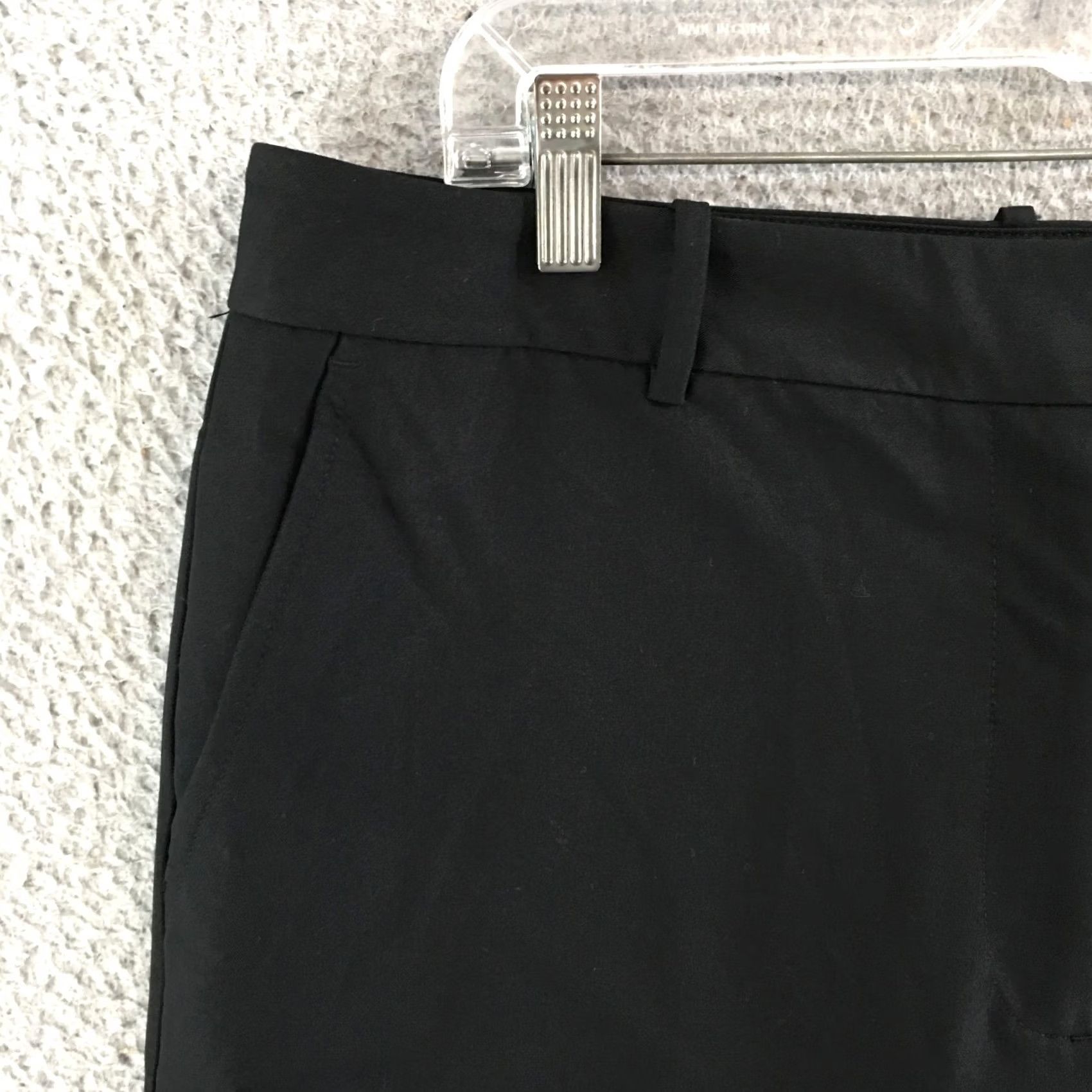 Worthington Worthington Women's Pants Dress Pants 16 Short Wide-Leg Hi-Rise Black NEW Size 38" / US 16 / IT 52 - 3 Thumbnail