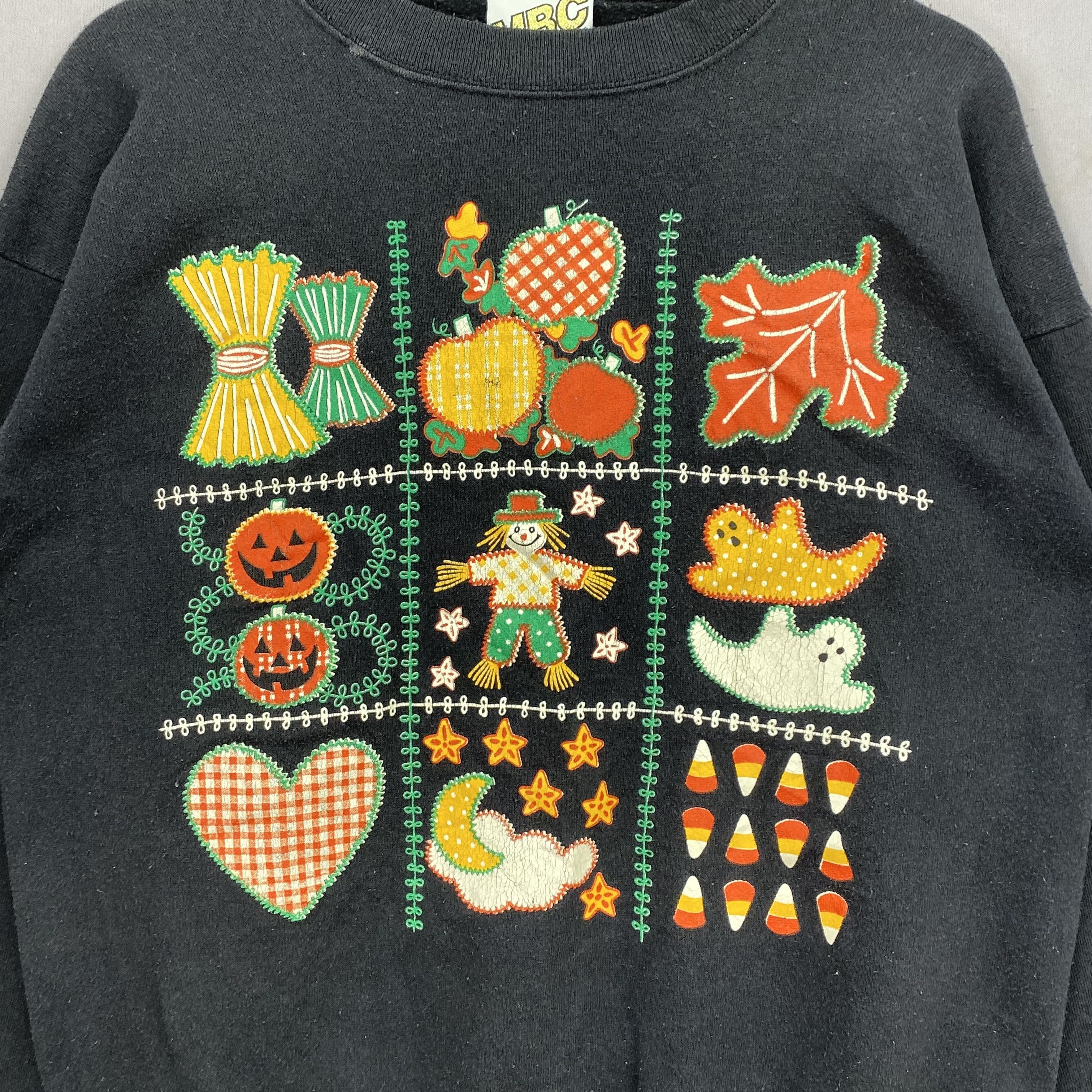 Tultex Vintage 90s MBC Novelty Sweater Sweatshirt Jumper Size US M / EU 48-50 / 2 - 2 Thumbnail